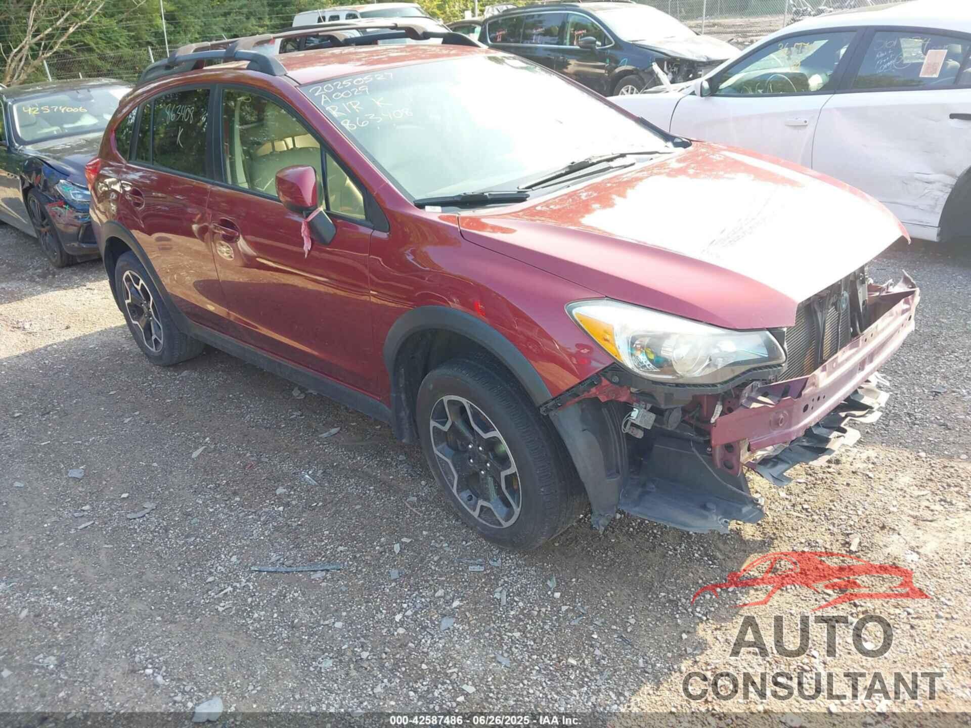SUBARU XV CROSSTREK 2013 - JF2GPAGC4DH863408