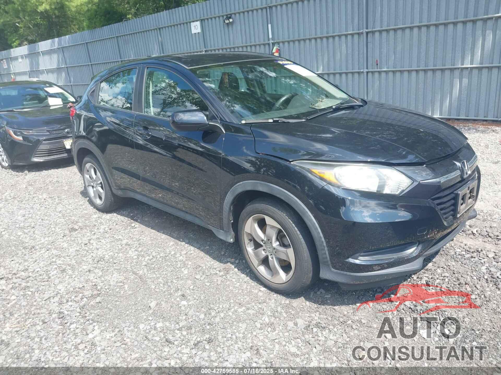 HONDA HR-V 2018 - 3CZRU6H39JG717467
