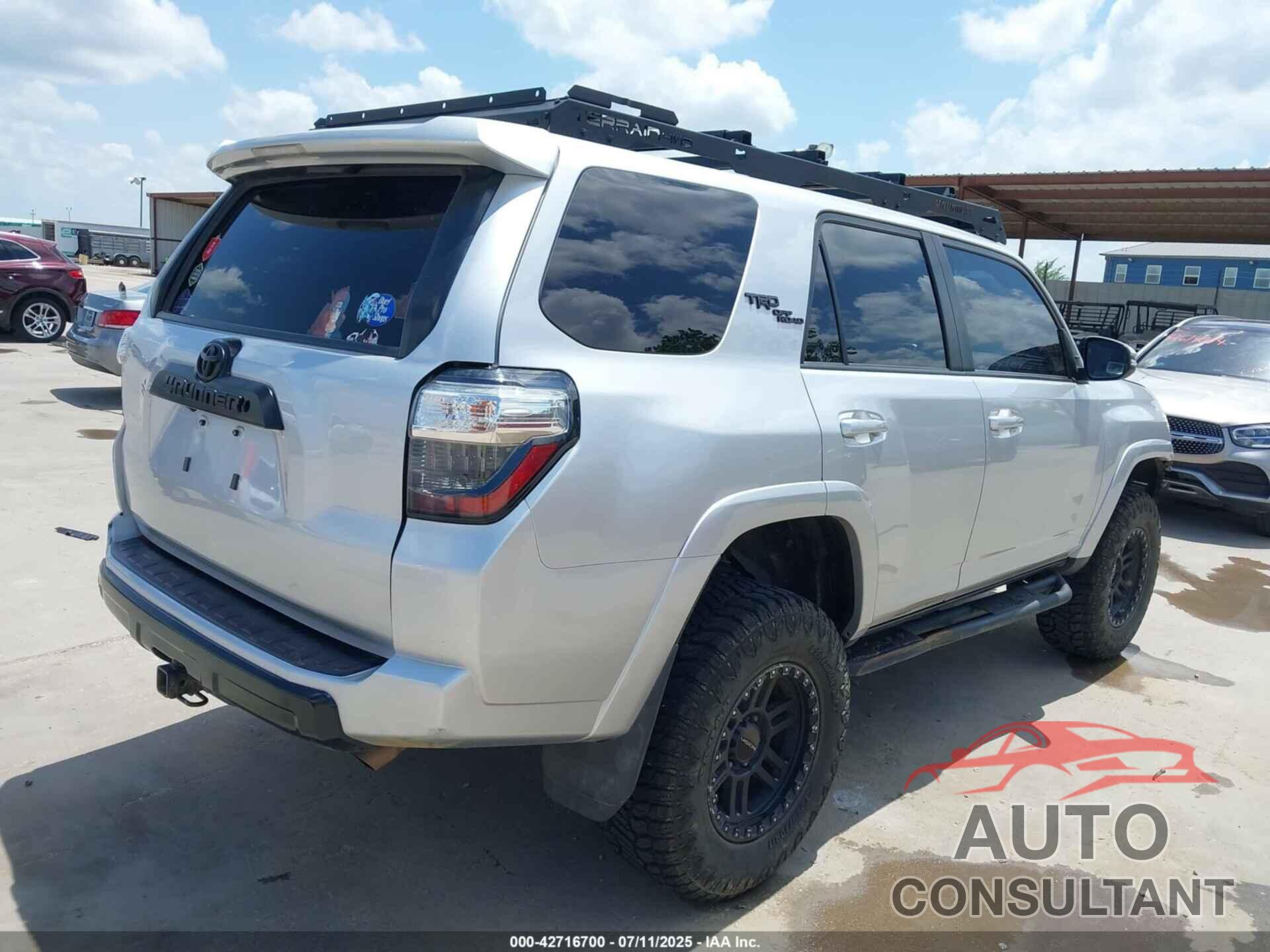 TOYOTA 4RUNNER 2019 - JTEBU5JR7K5663235
