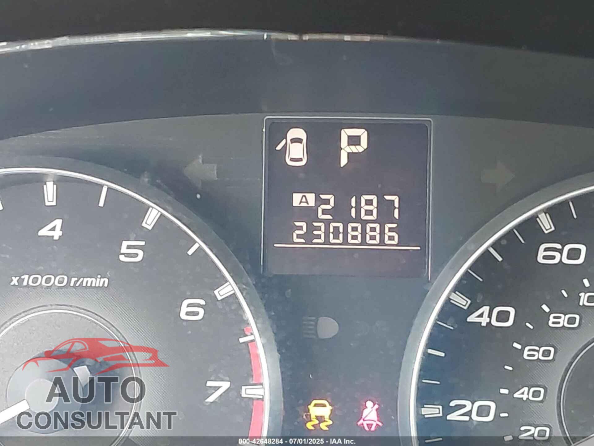 SUBARU OUTBACK 2011 - 4S4BRBLC3B3431672