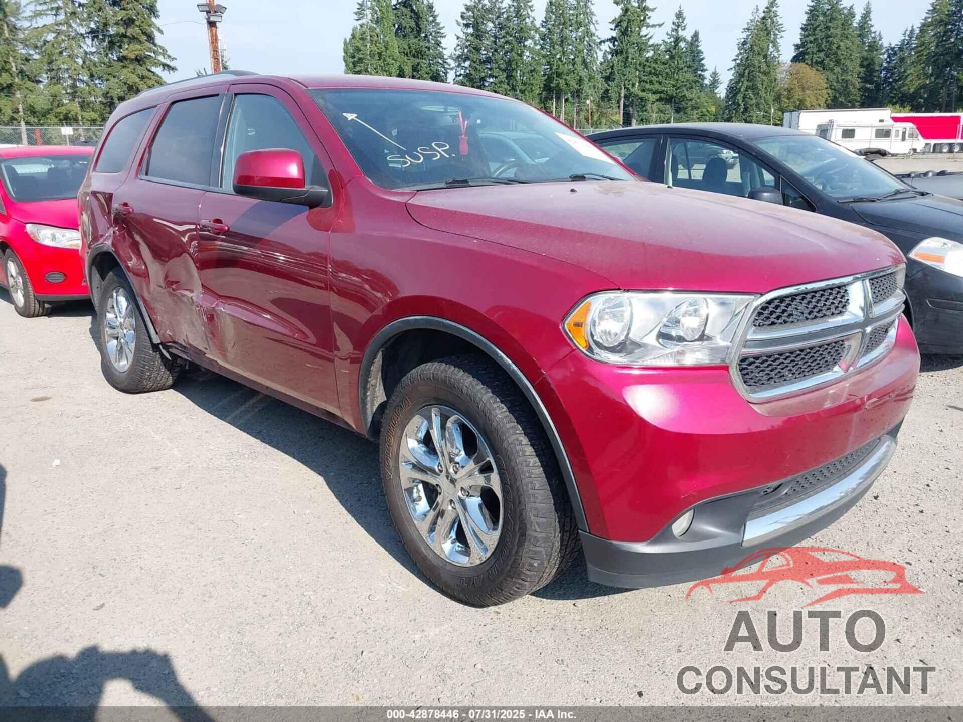 DODGE DURANGO 2013 - 1C4RDJAG1DC690987