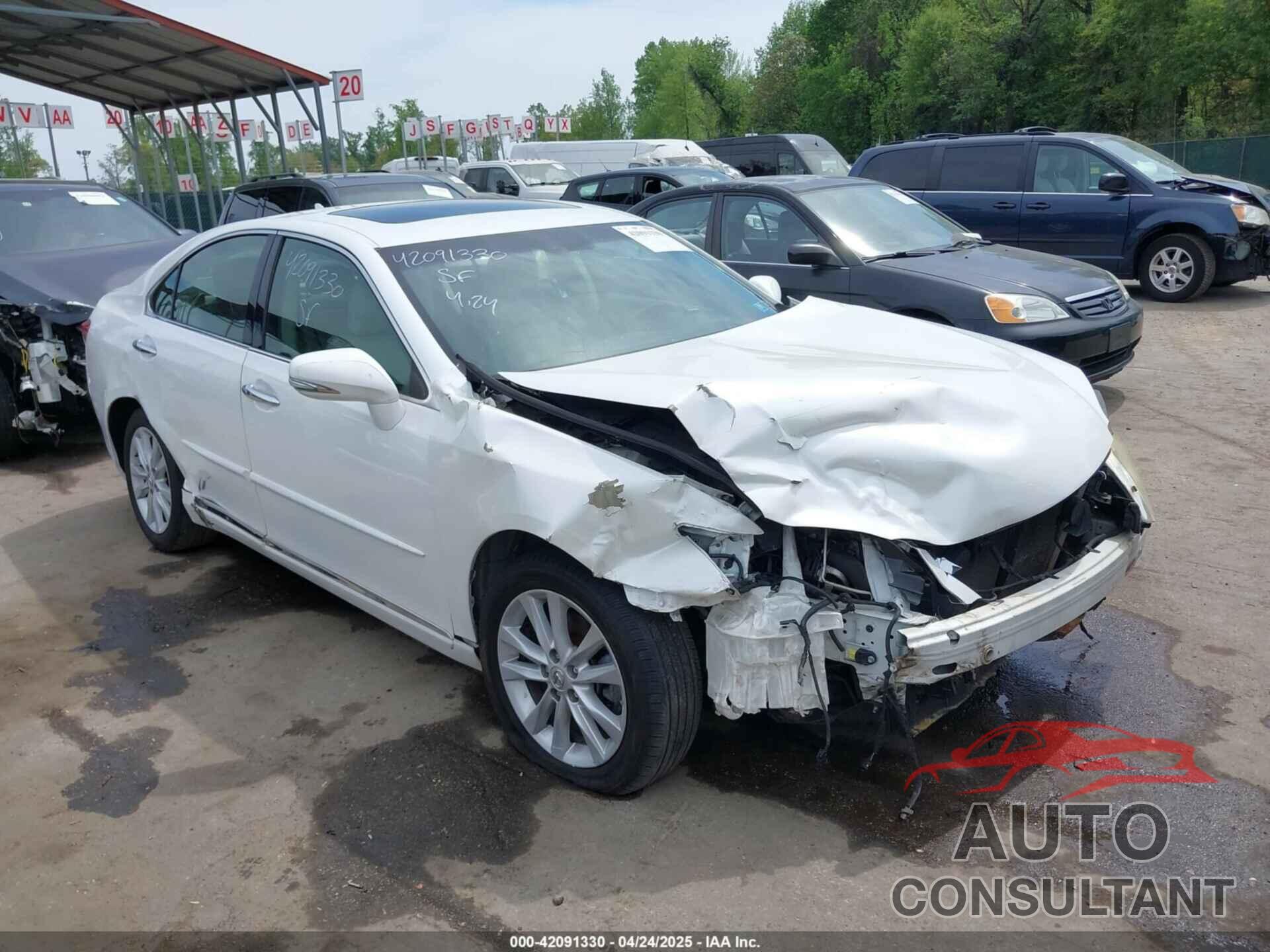 LEXUS ES 350 2012 - JTHBK1EG5C2479635