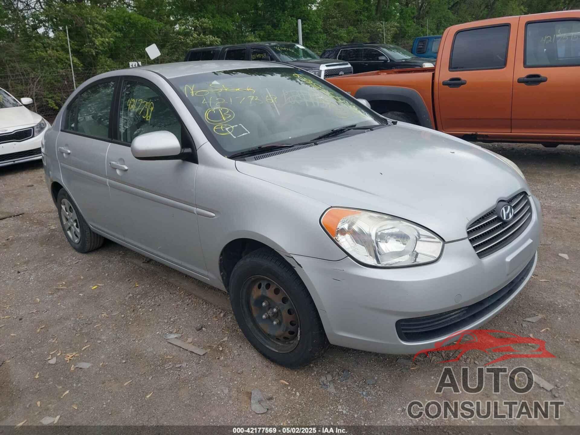 HYUNDAI ACCENT 2010 - KMHCN4ACXAU416433