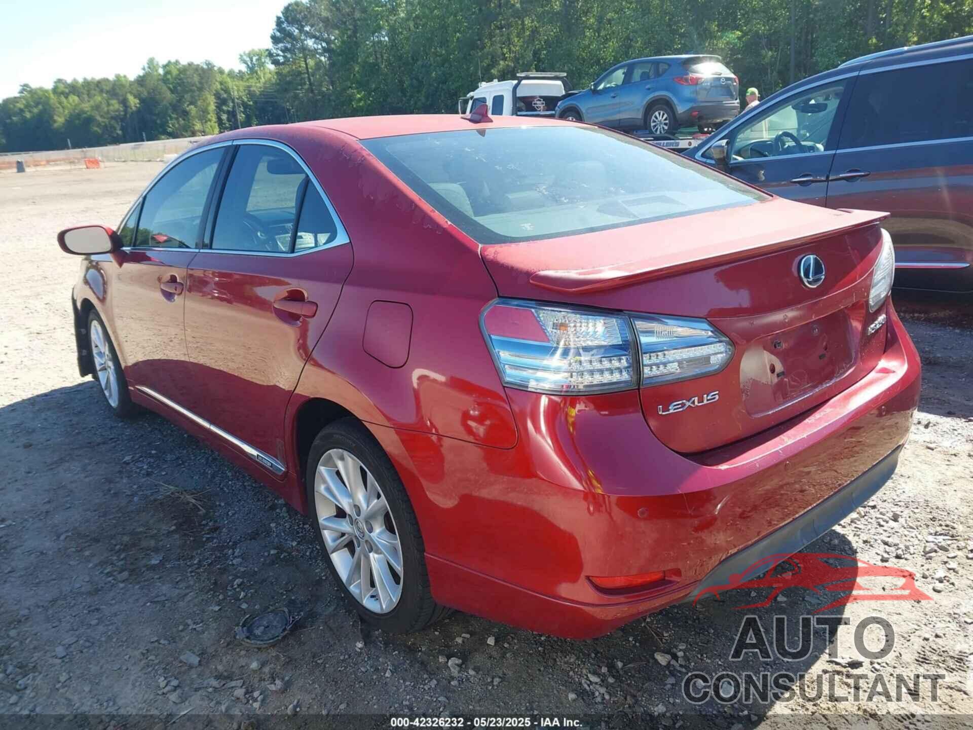 LEXUS HS 250H 2010 - JTHBB1BA2A2007082