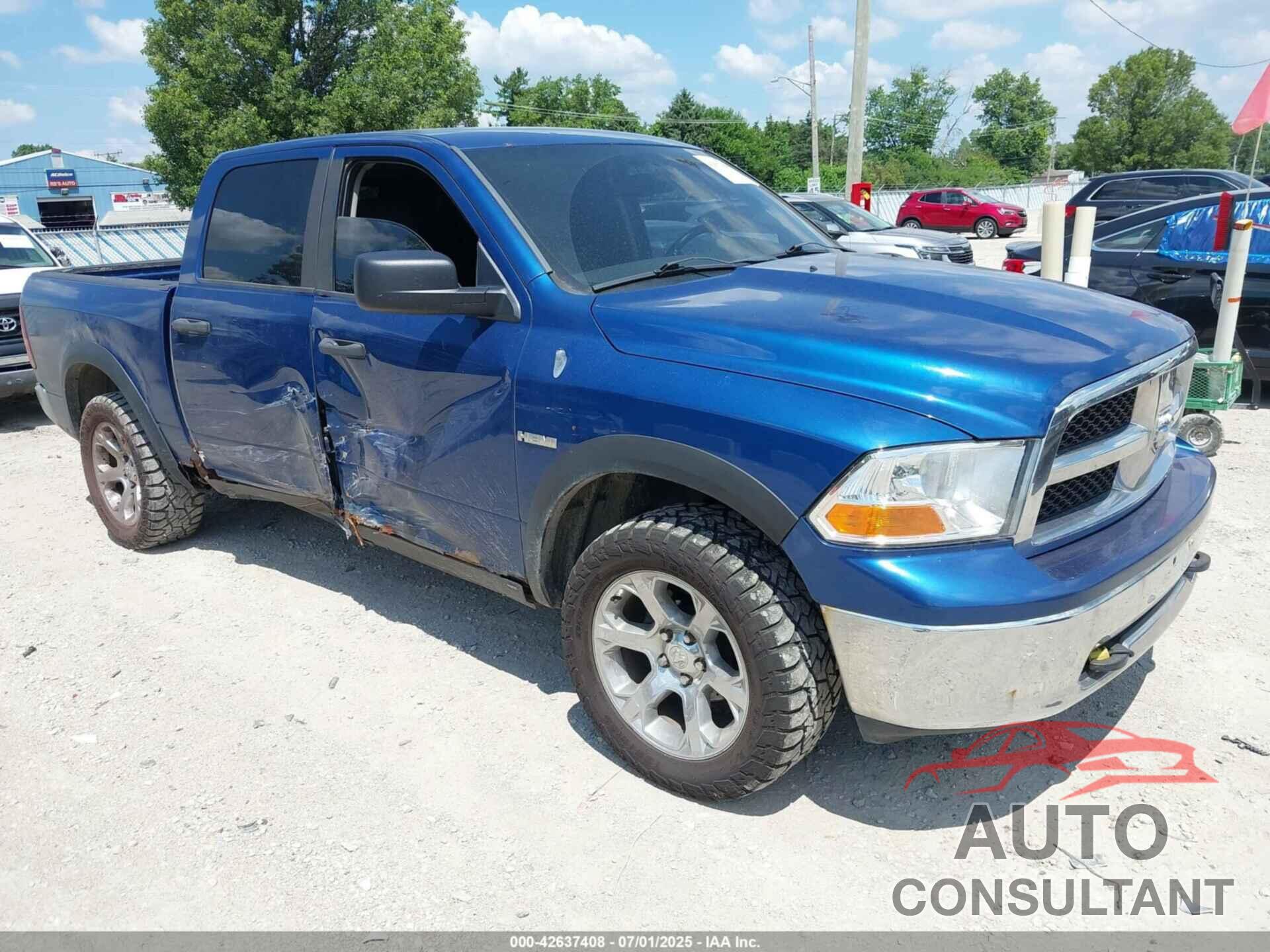 DODGE RAM 1500 2009 - 1D3HV13T99S800885