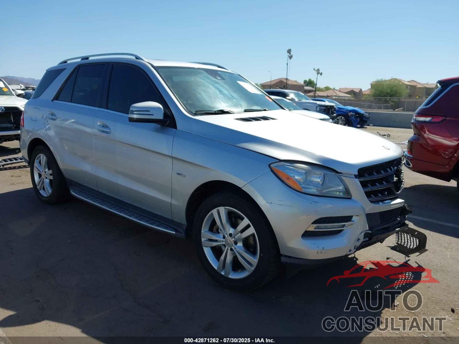 MERCEDES-BENZ ML 350 2012 - 4JGDA5HB7CA043021