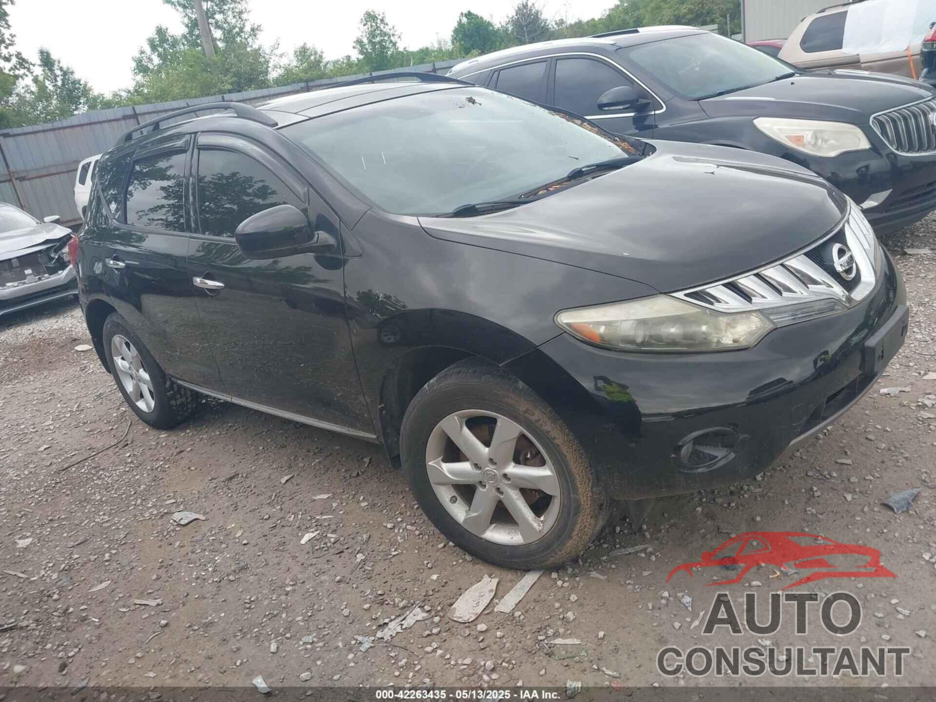 NISSAN MURANO 2009 - JN8AZ18W49W117314