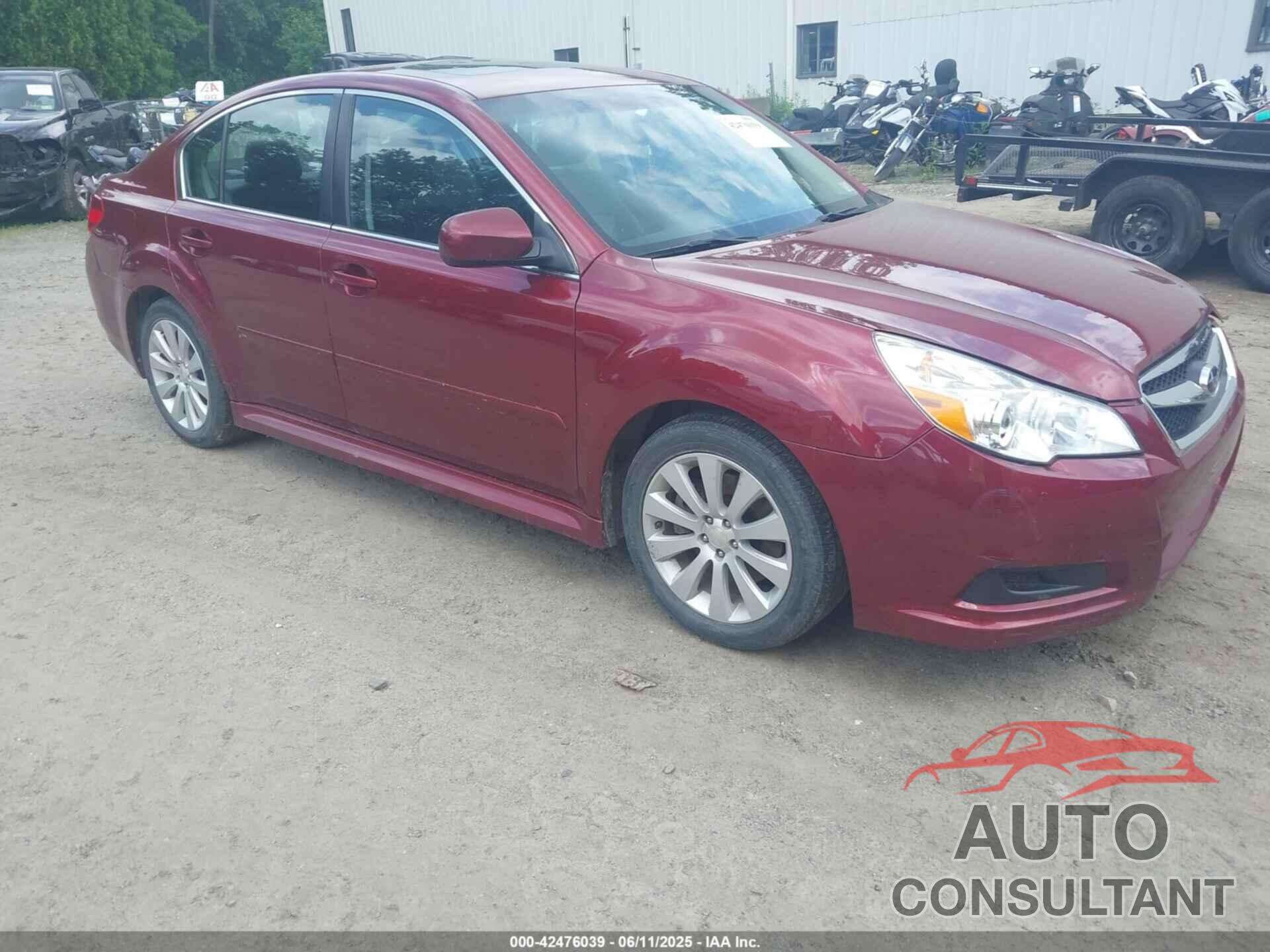 SUBARU LEGACY 2011 - 4S3BMDK67B2233113
