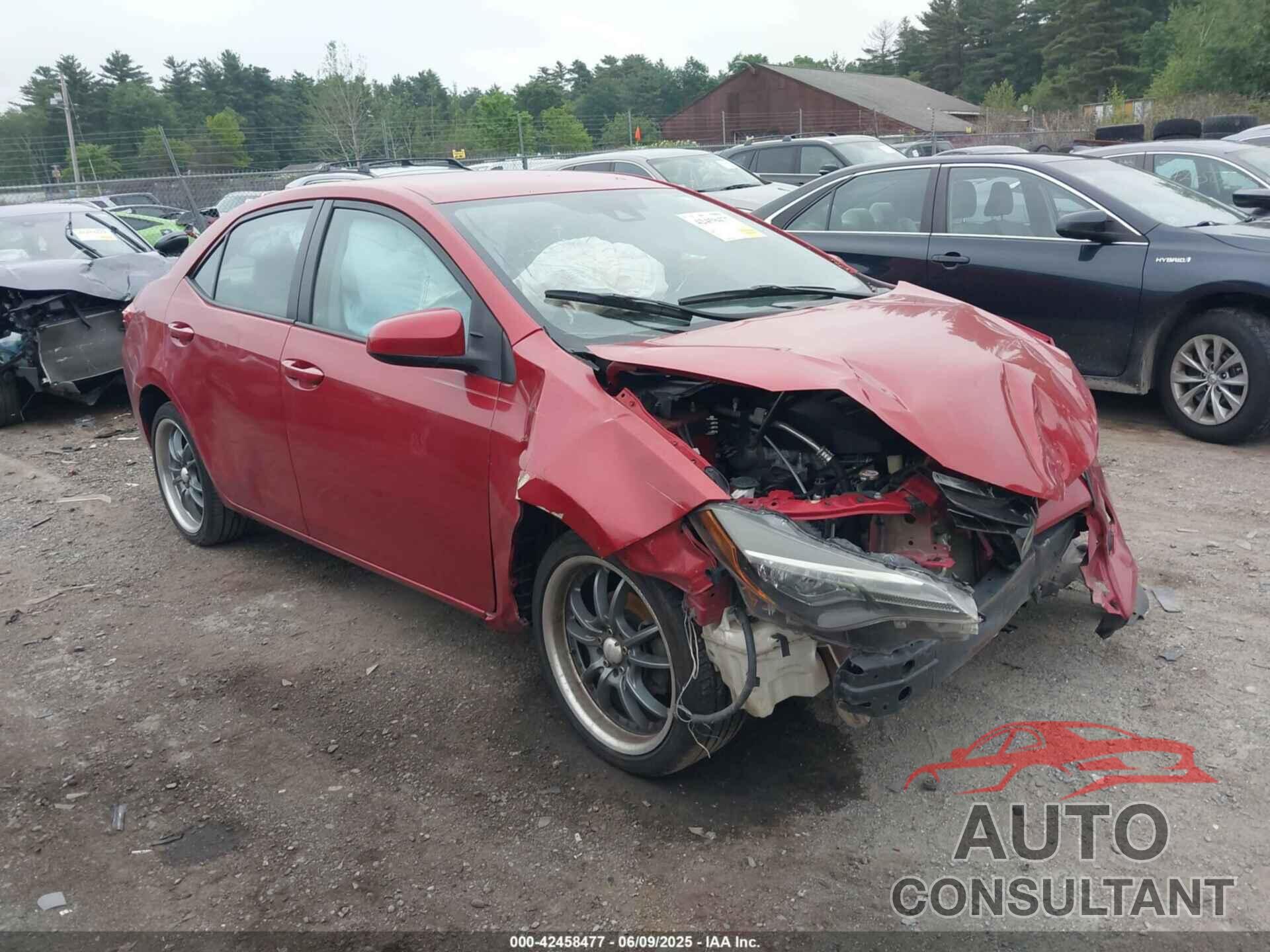 TOYOTA COROLLA 2017 - 5YFBURHE7HP692387
