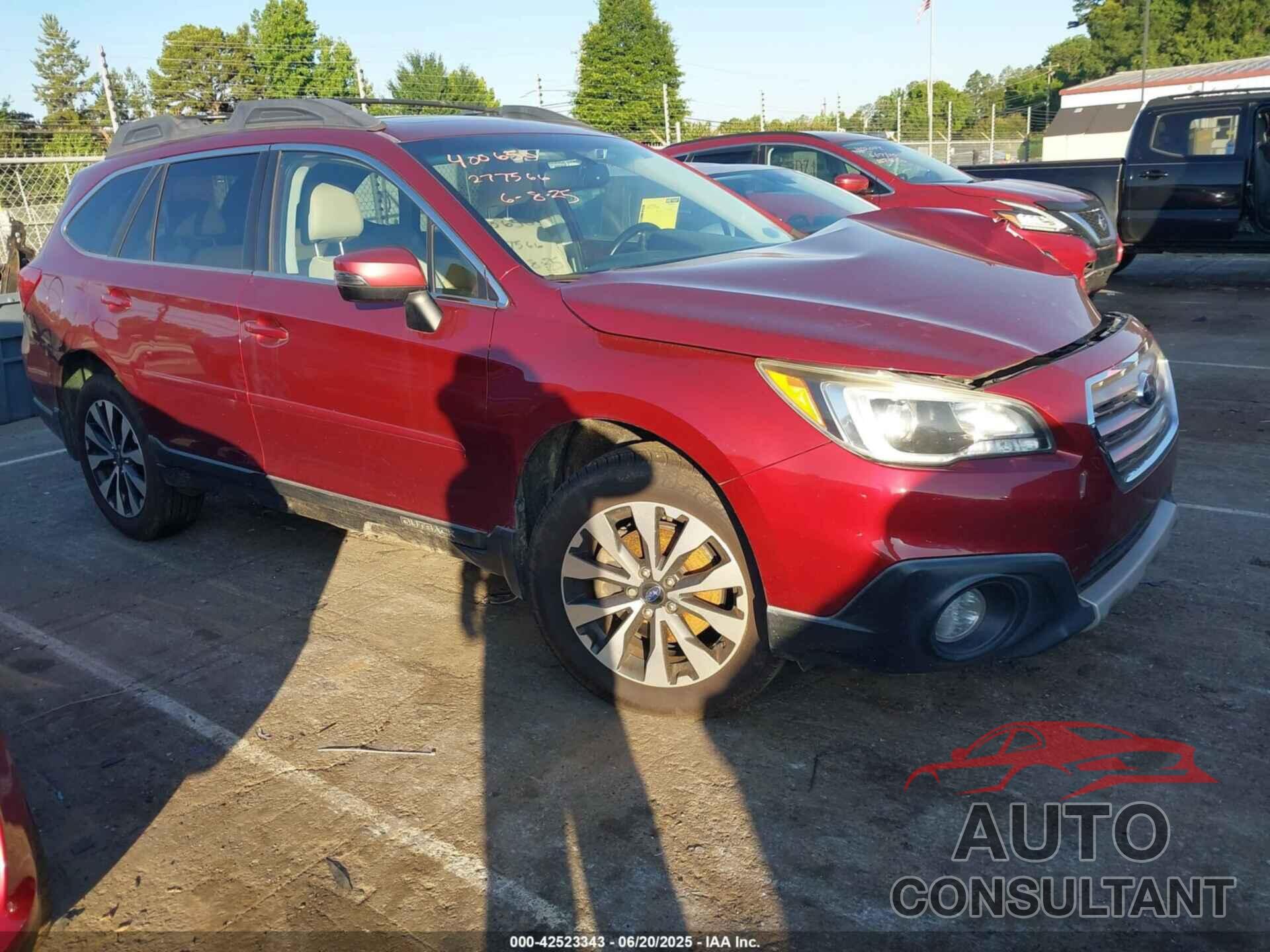 SUBARU OUTBACK 2016 - 4S4BSBNCXG3277566