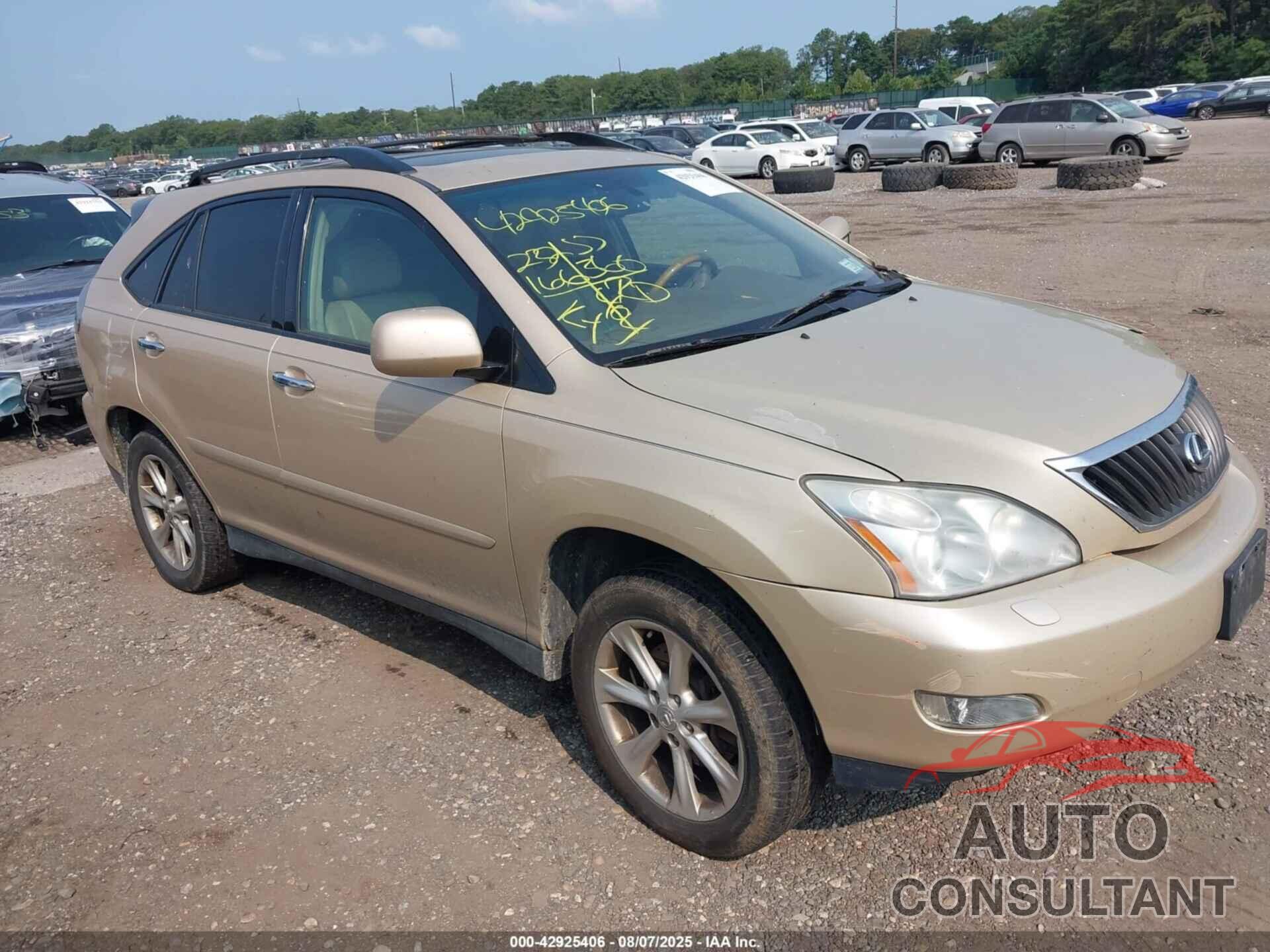 LEXUS RX 350 2009 - 2T2HK31U49C115196