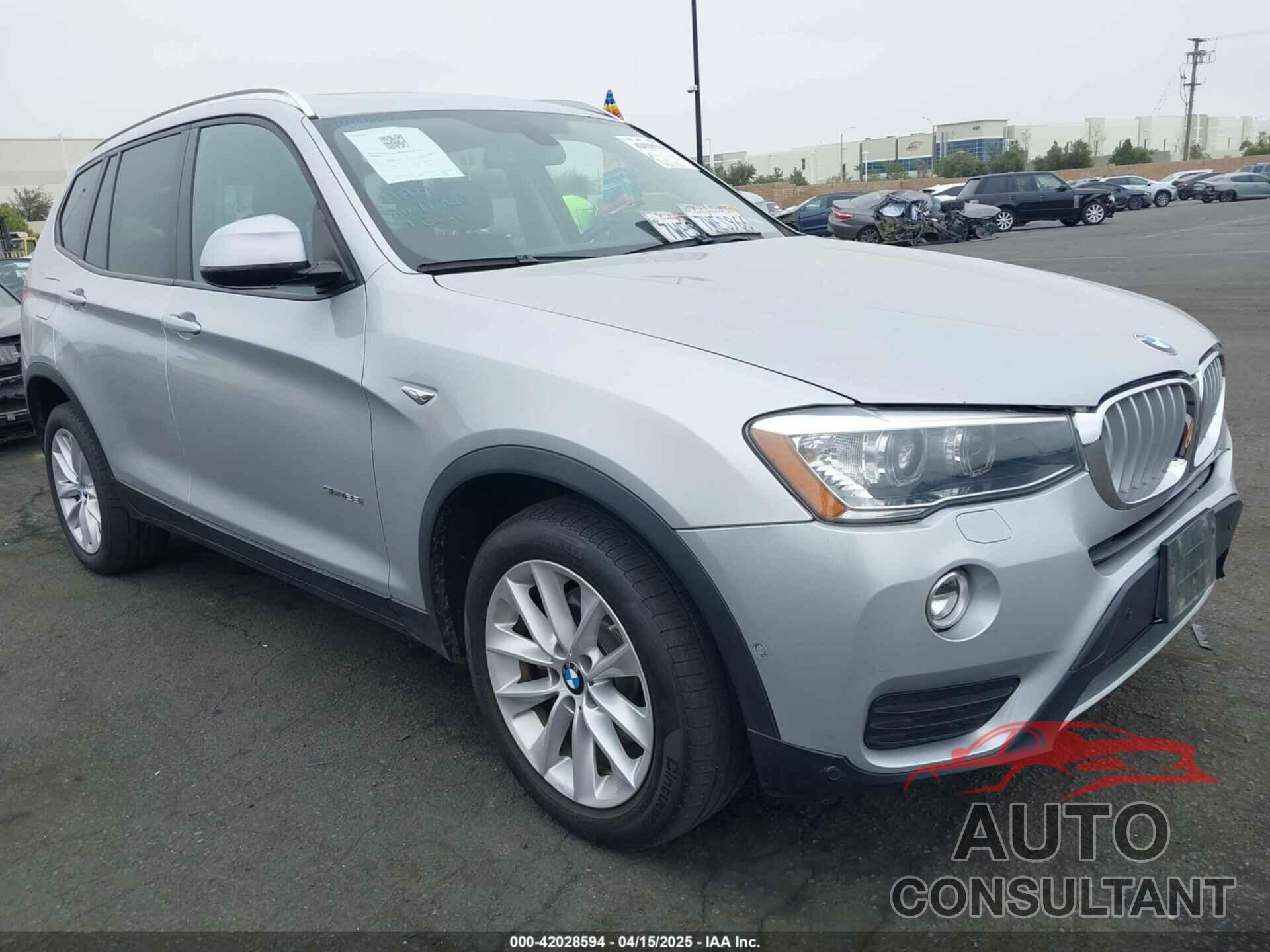 BMW X3 2017 - 5UXWZ7C52H0U46239