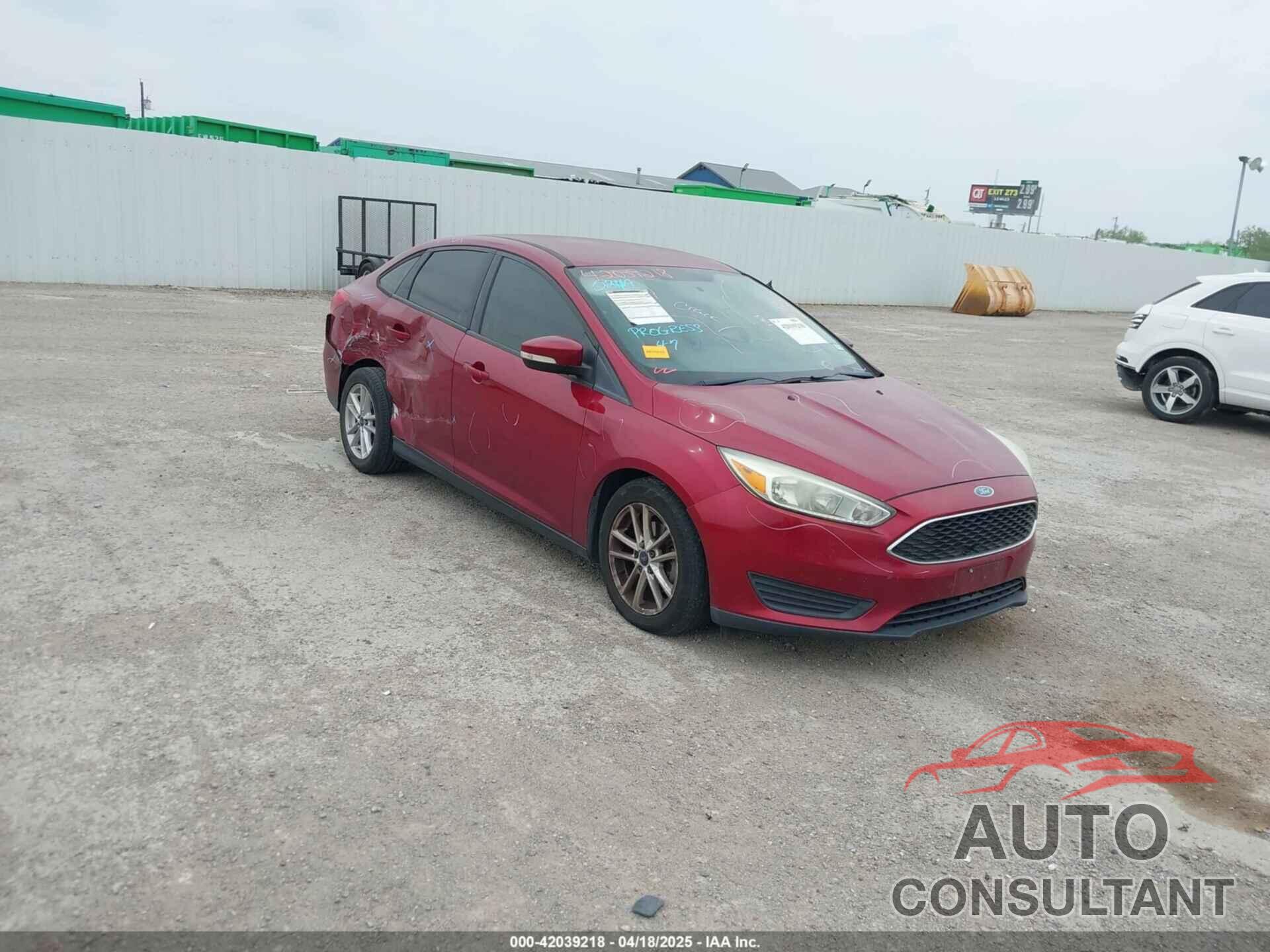 FORD FOCUS 2016 - 1FADP3F21GL249915