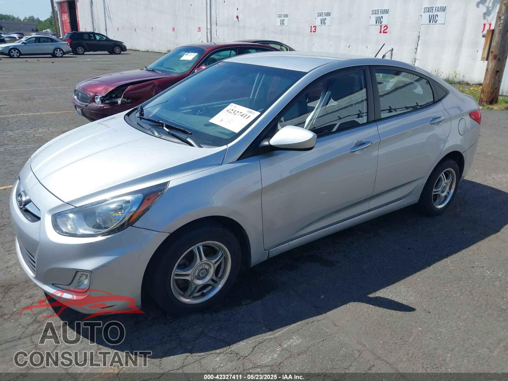 HYUNDAI ACCENT 2012 - KMHCU4AEXCU241639