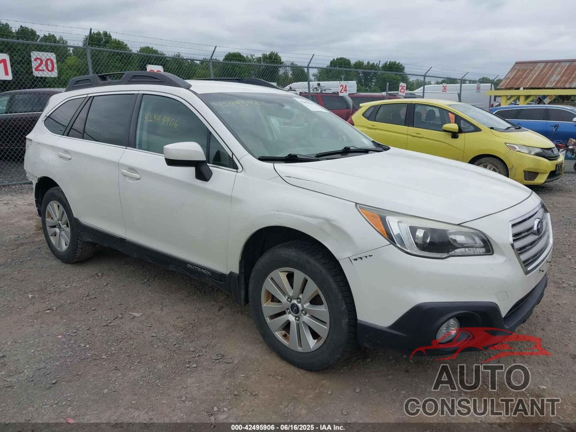 SUBARU OUTBACK 2017 - 4S4BSACC7H3210986