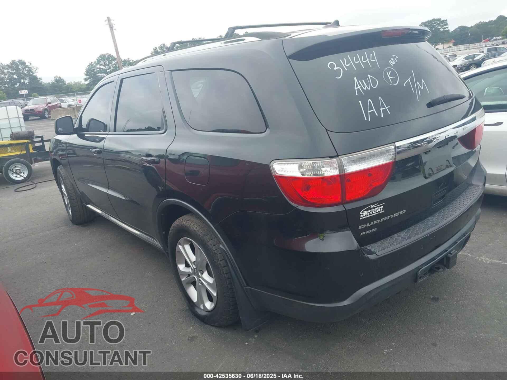 DODGE DURANGO 2012 - 1C4RDJAG4CC314444