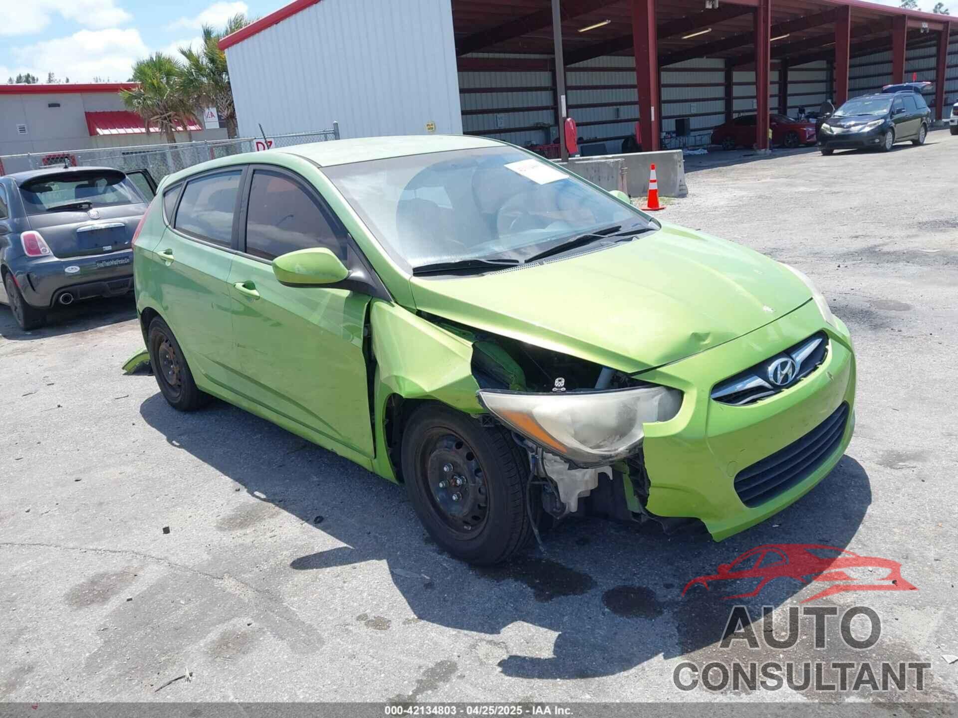 HYUNDAI ACCENT 2012 - KMHCU5AE4CU050210