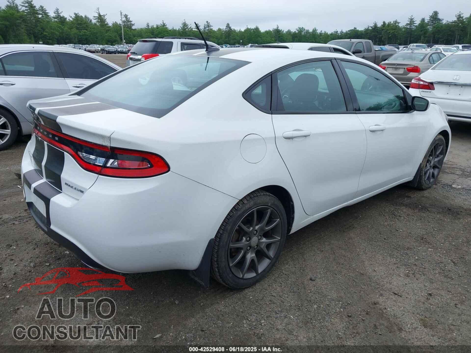 DODGE DART 2013 - 1C3CDFBA1DD143360