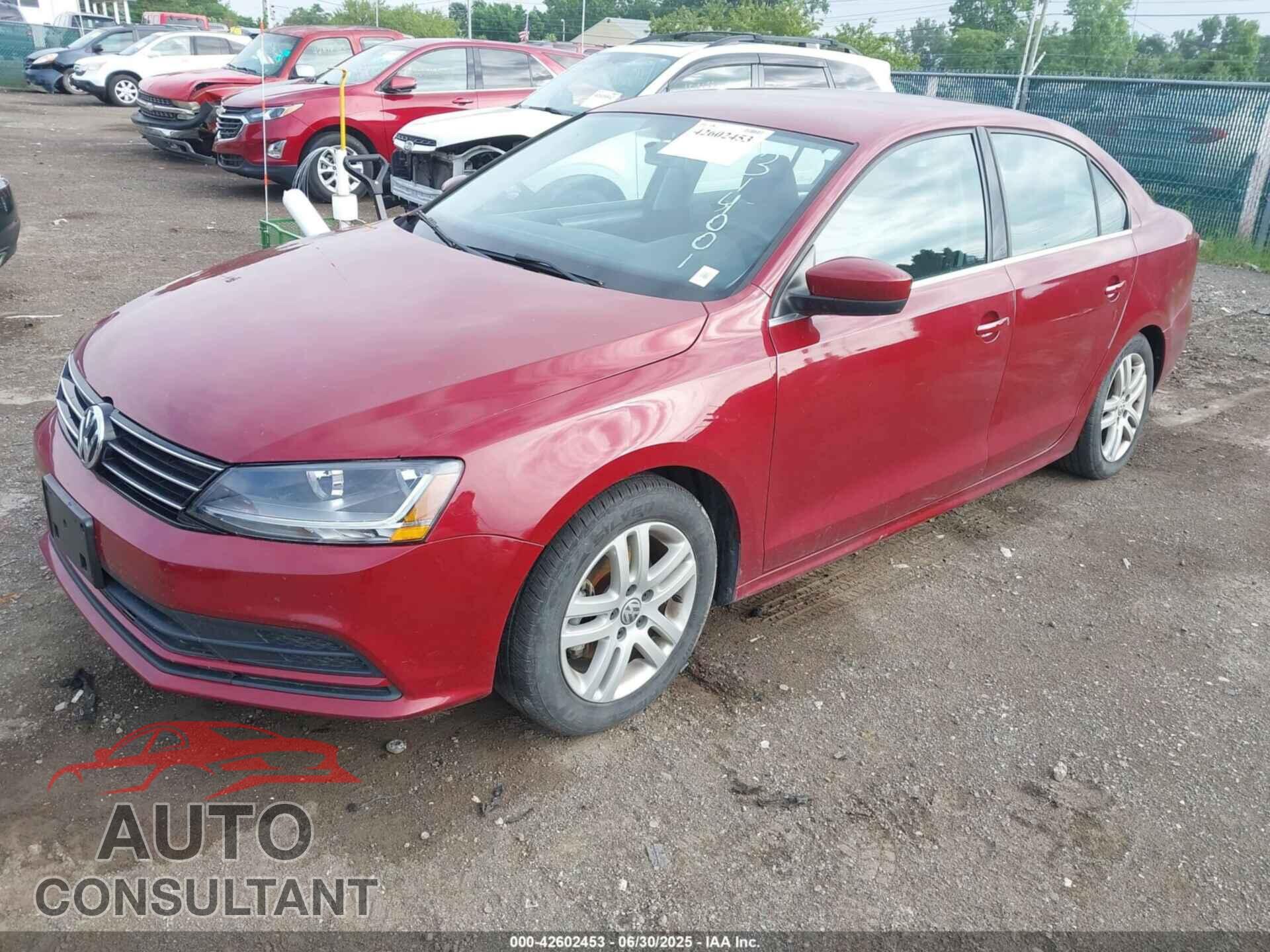 VOLKSWAGEN JETTA 2017 - 3VW2B7AJ2HM314001