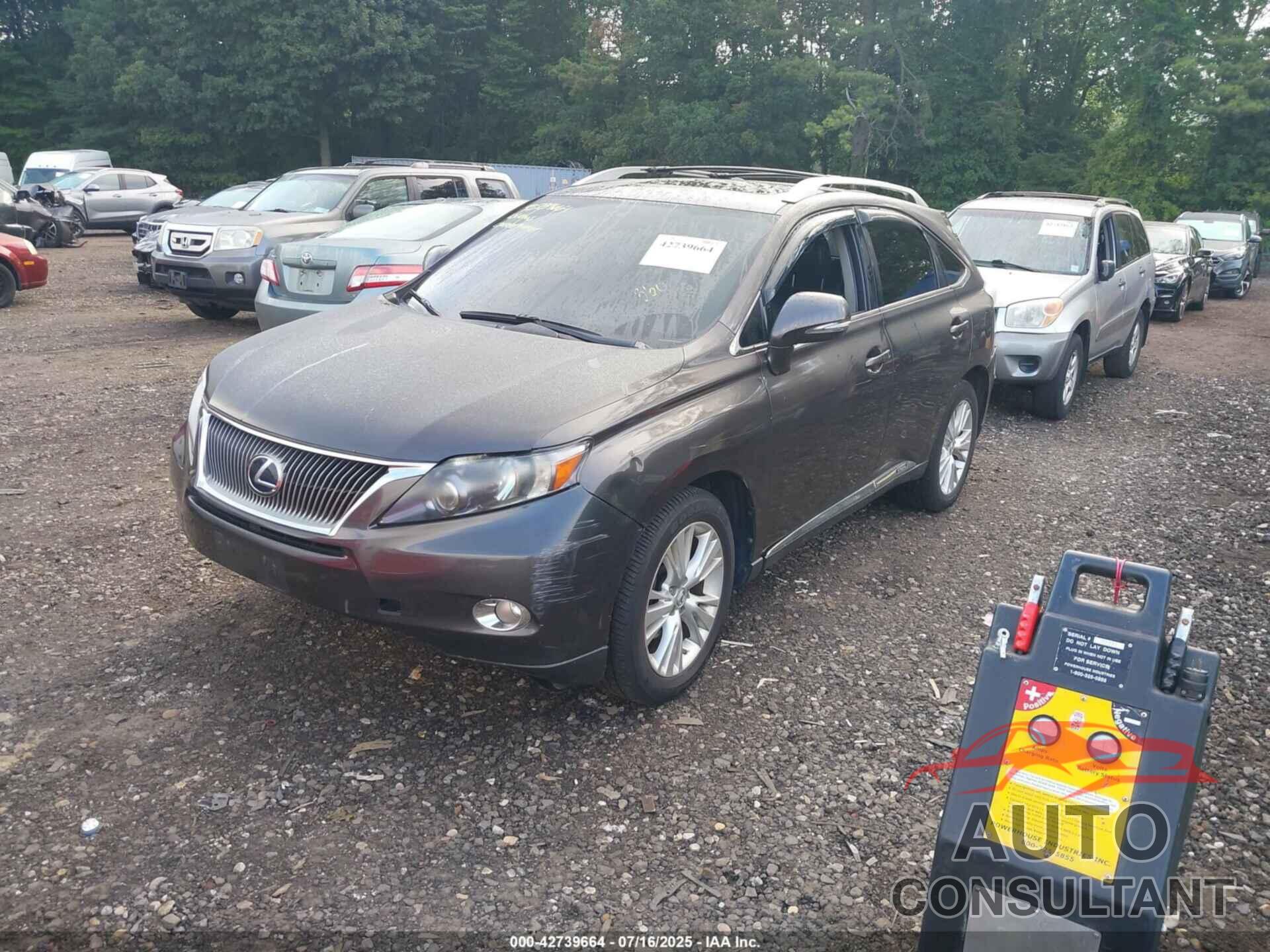 LEXUS RX 450H 2010 - JTJBC1BA2A2409762