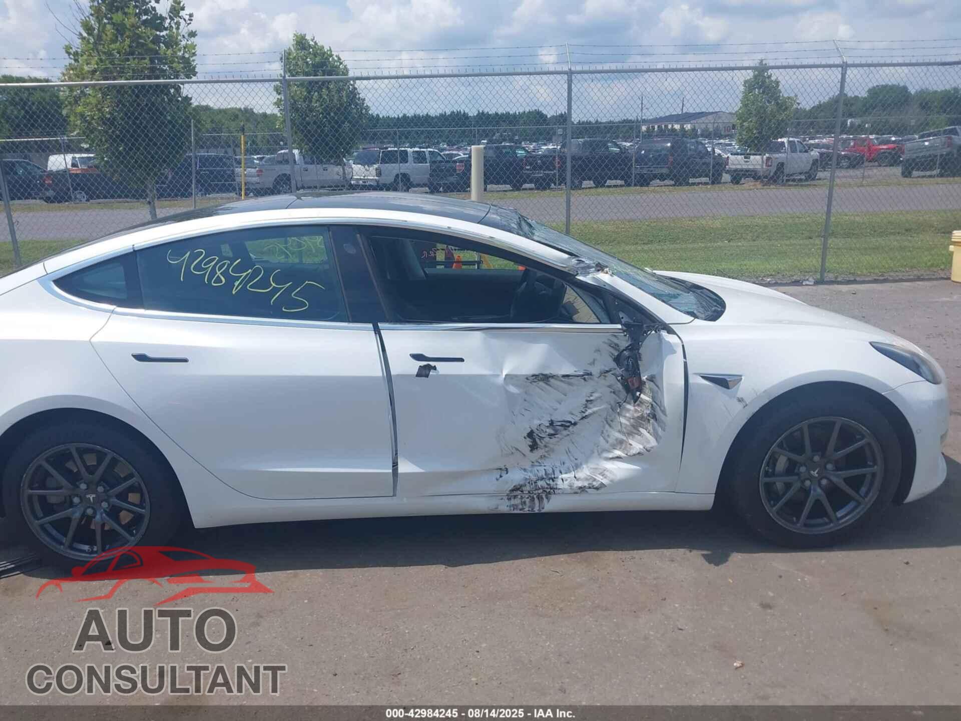 TESLA MODEL 3 2019 - 5YJ3E1EB9KF493390