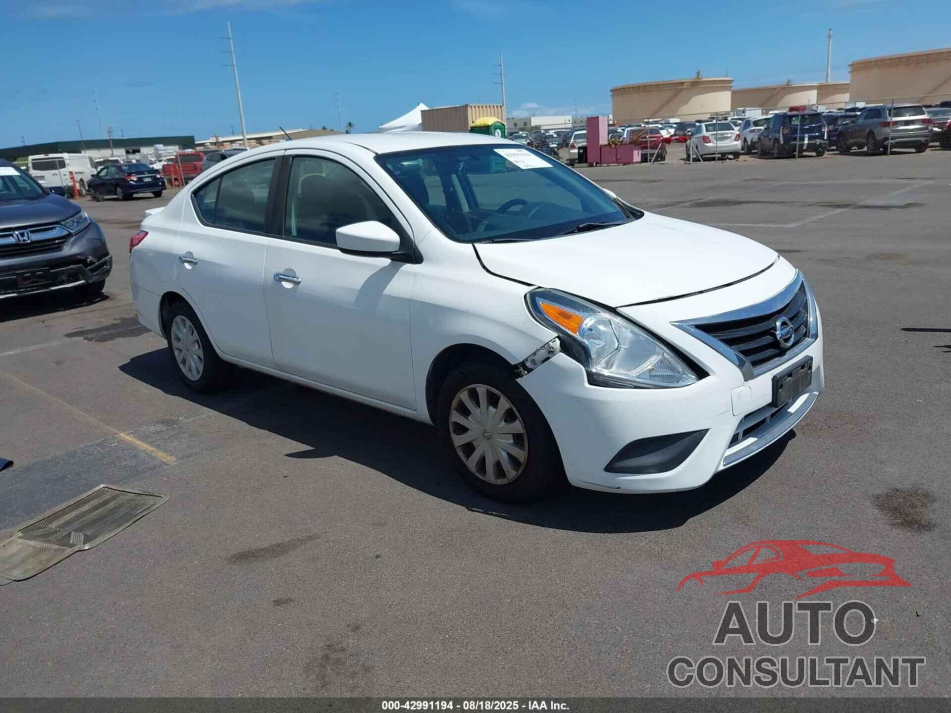 NISSAN VERSA 2018 - 3N1CN7AP0JL845862