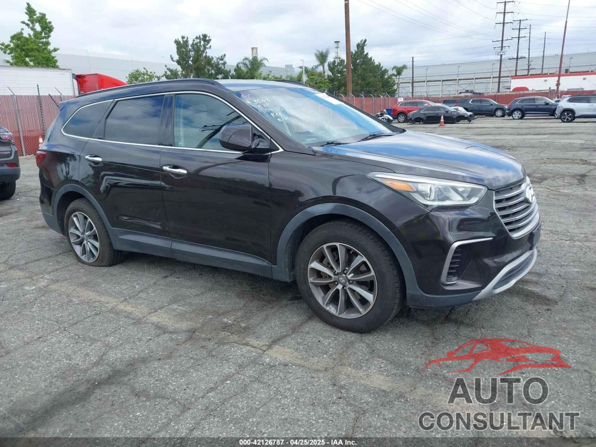 HYUNDAI SANTA FE 2017 - KM8SM4HF6HU192392