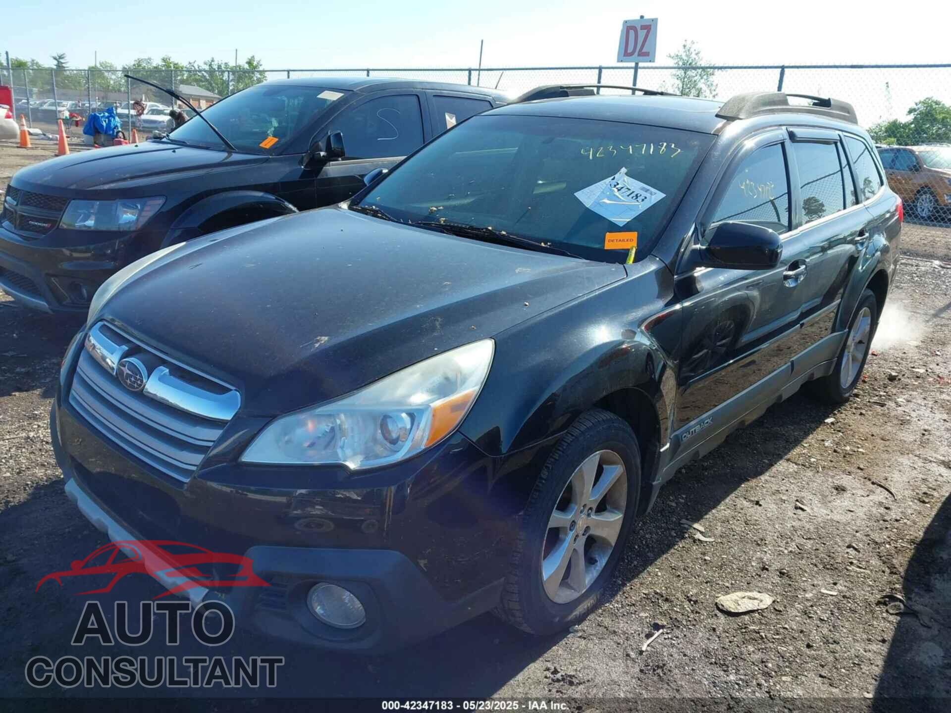 SUBARU OUTBACK 2013 - 4S4BRBLC0D3201929