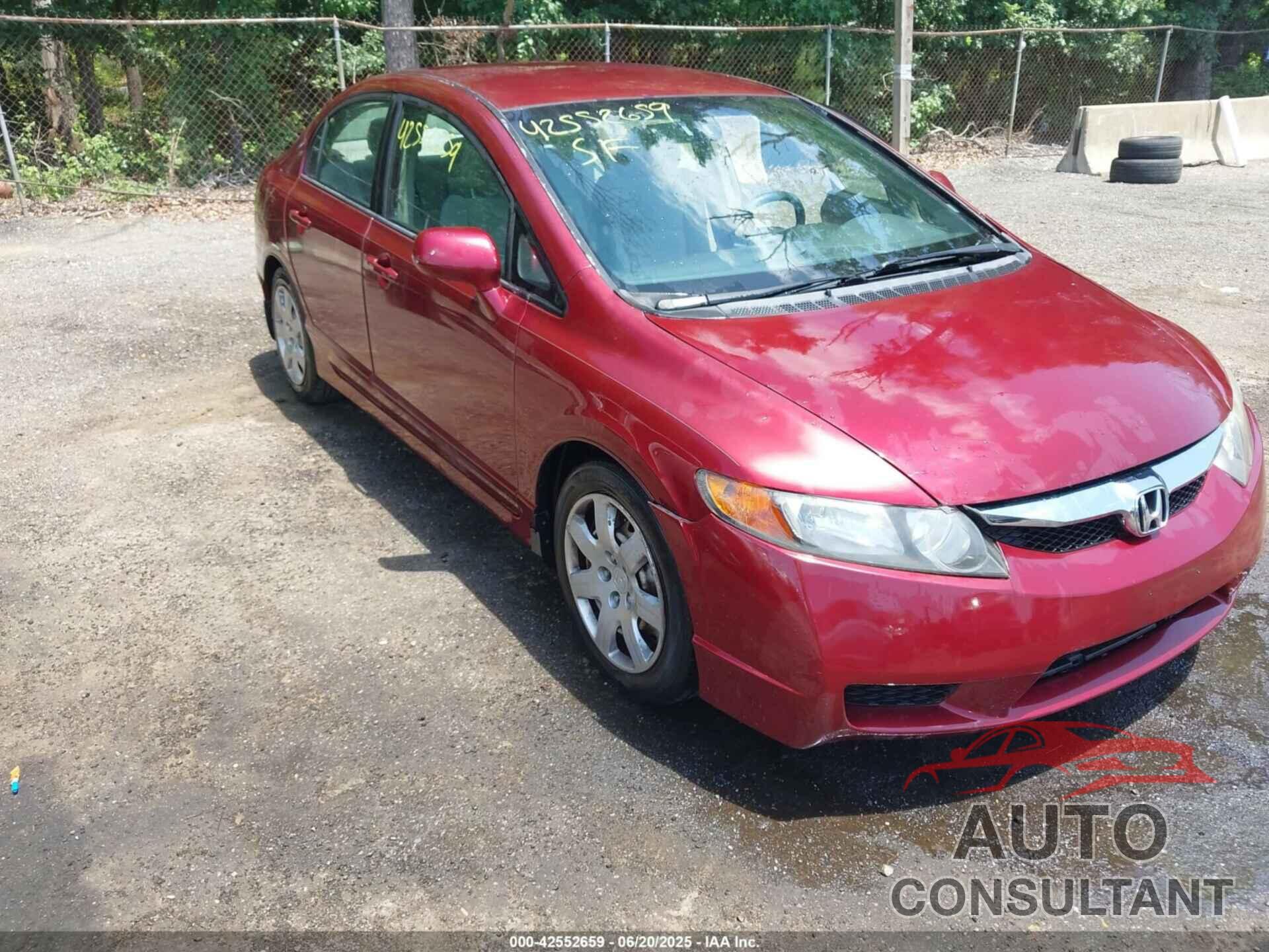 HONDA CIVIC 2011 - 19XFA1F59BE008382