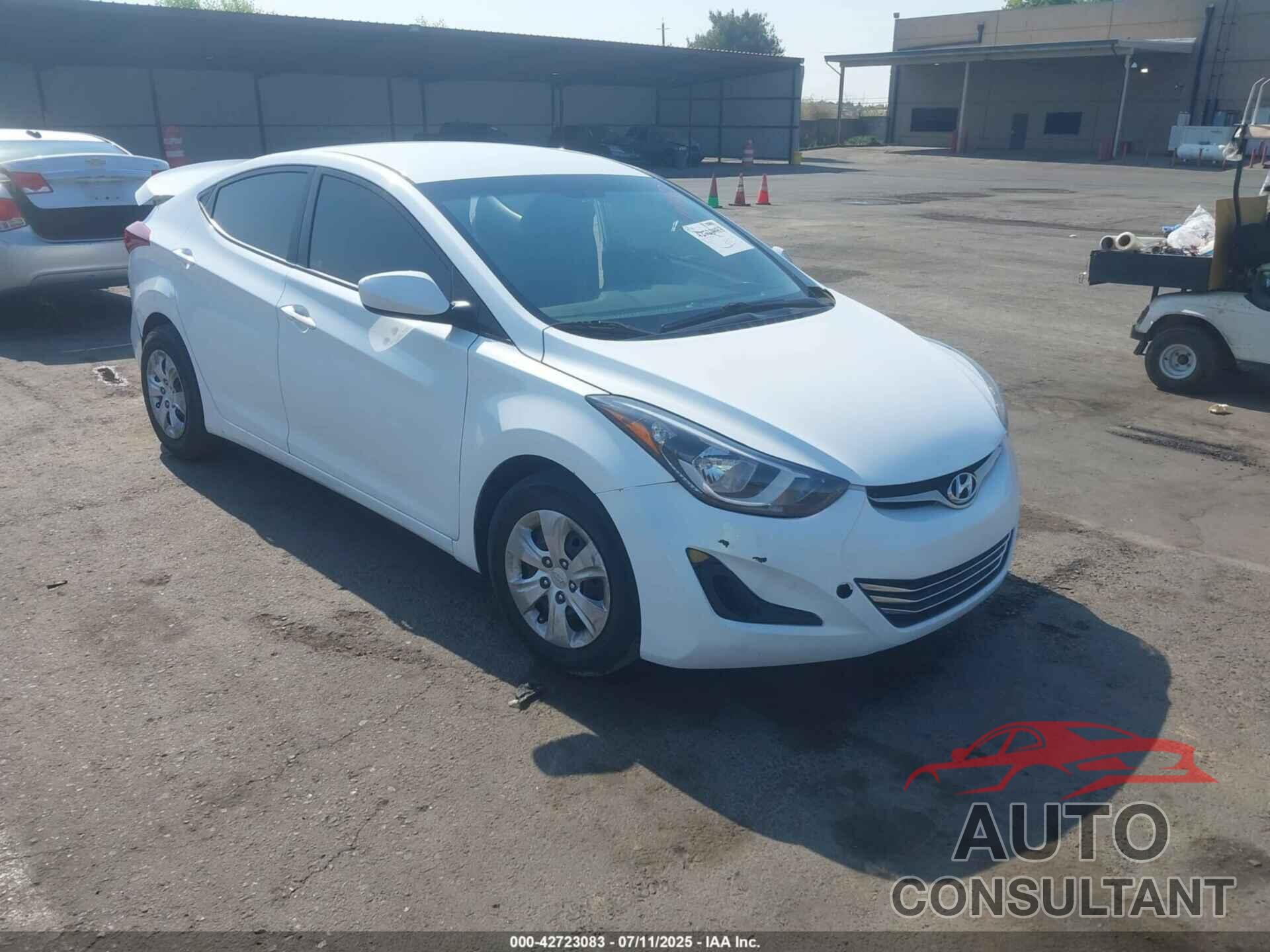 HYUNDAI ELANTRA 2016 - 5NPDH4AEXGH693345