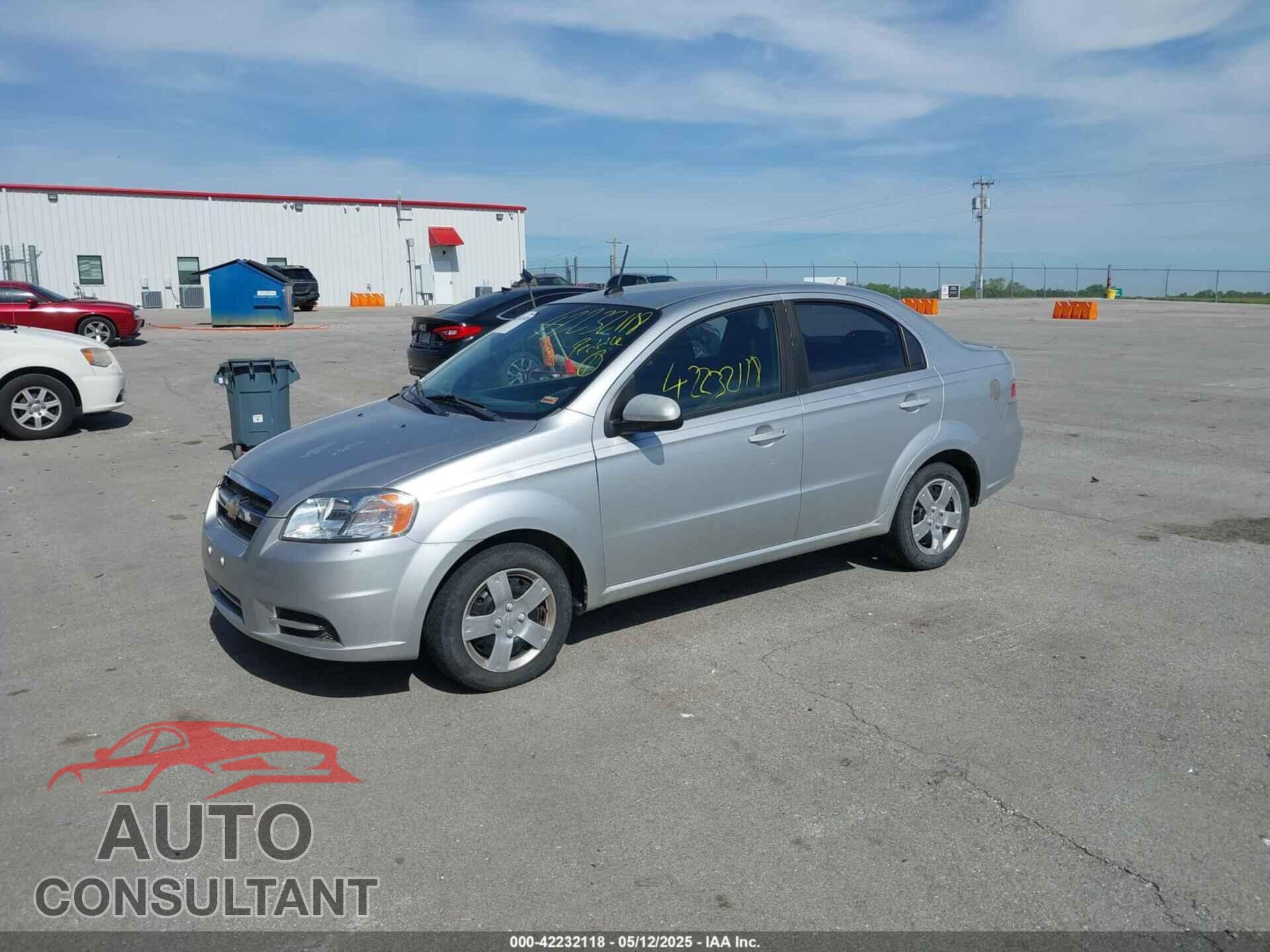 CHEVROLET AVEO 2011 - KL1TD5DE9BB151521