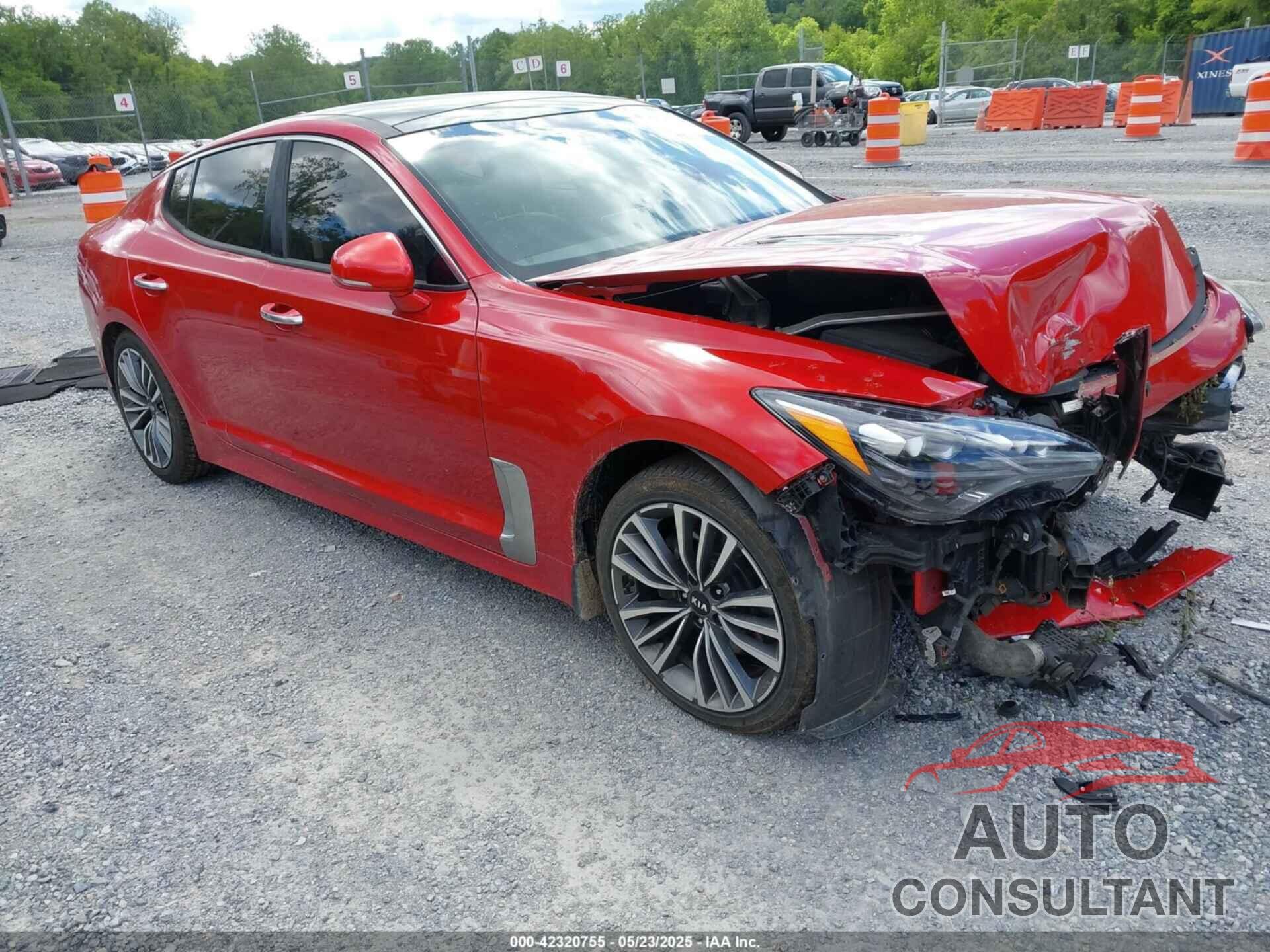 KIA STINGER 2019 - KNAE25LA4K6053833