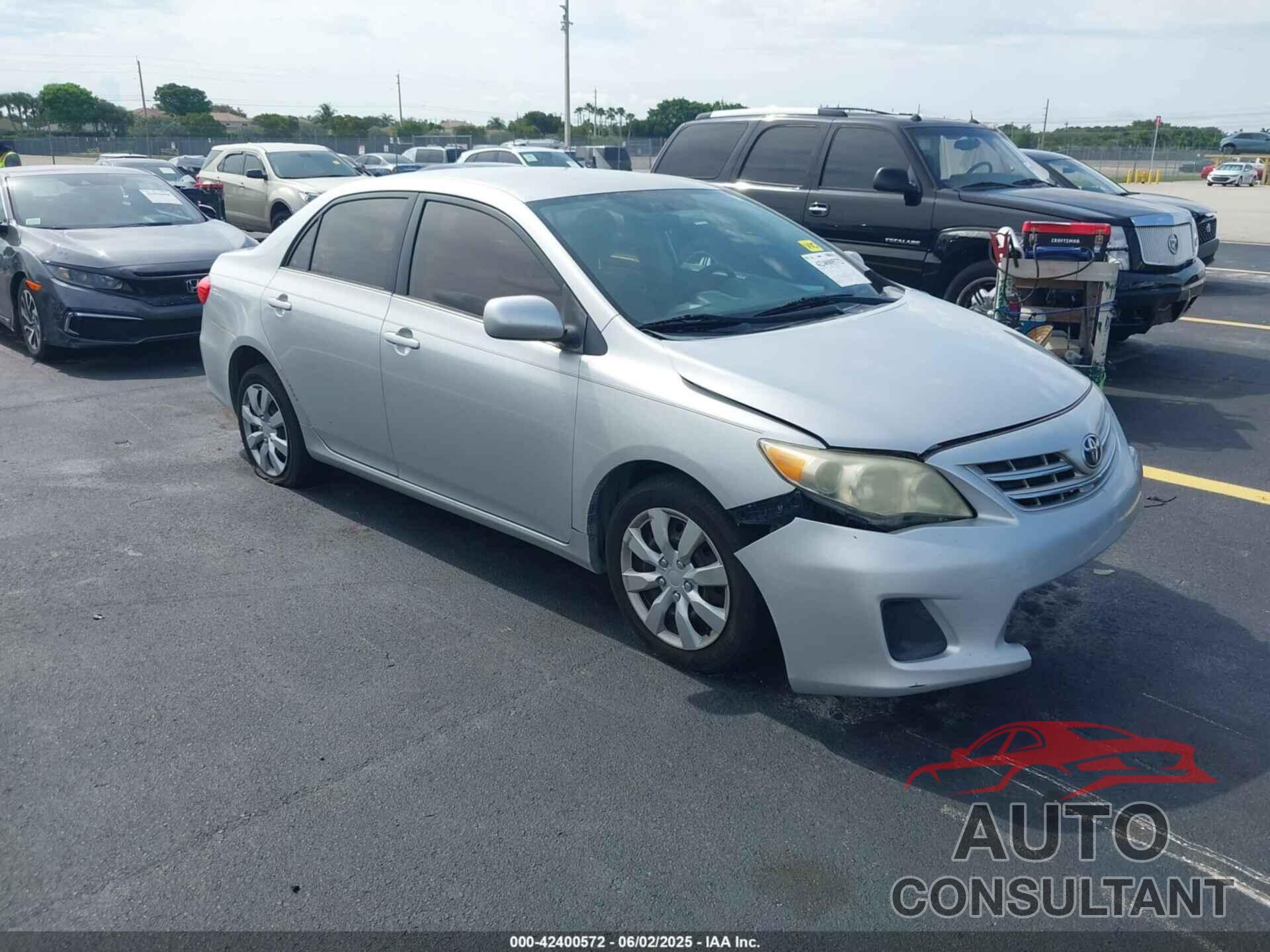 TOYOTA COROLLA 2013 - 5YFBU4EE0DP130302