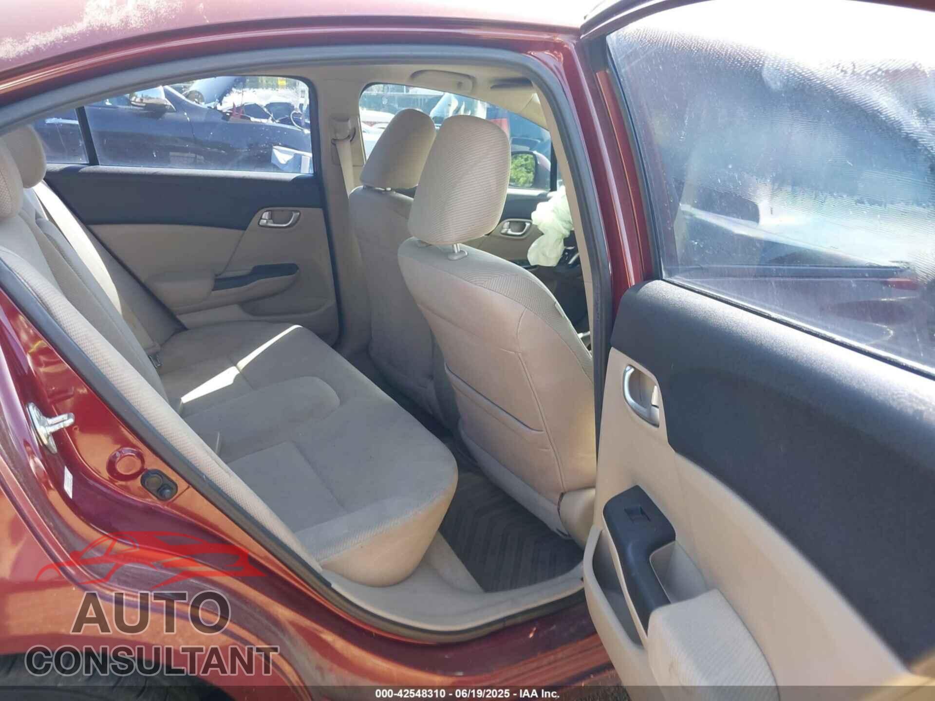 HONDA CIVIC 2012 - 2HGFB2F86CH586198