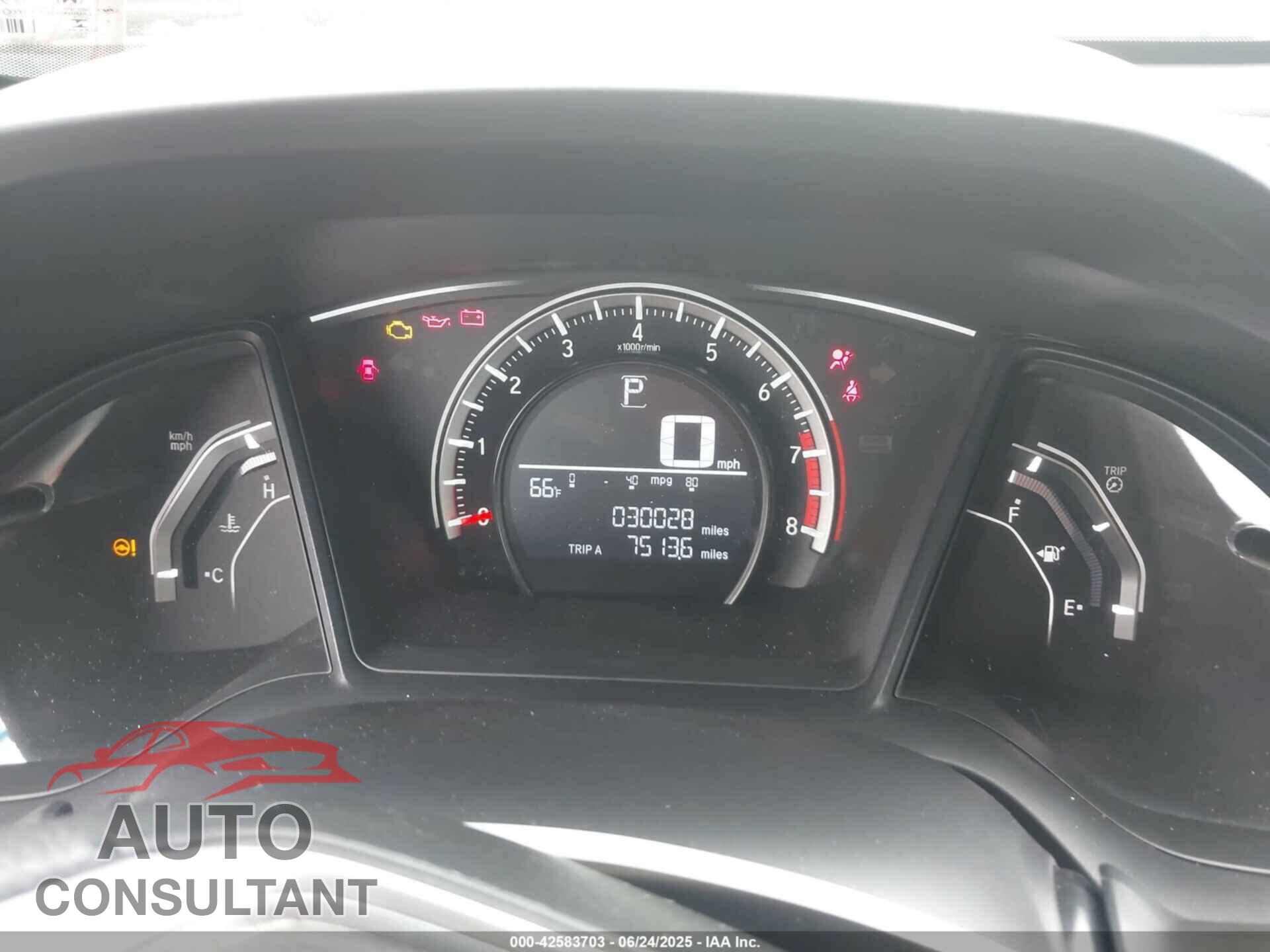 HONDA CIVIC 2016 - 2HGFC2F5XGH548496