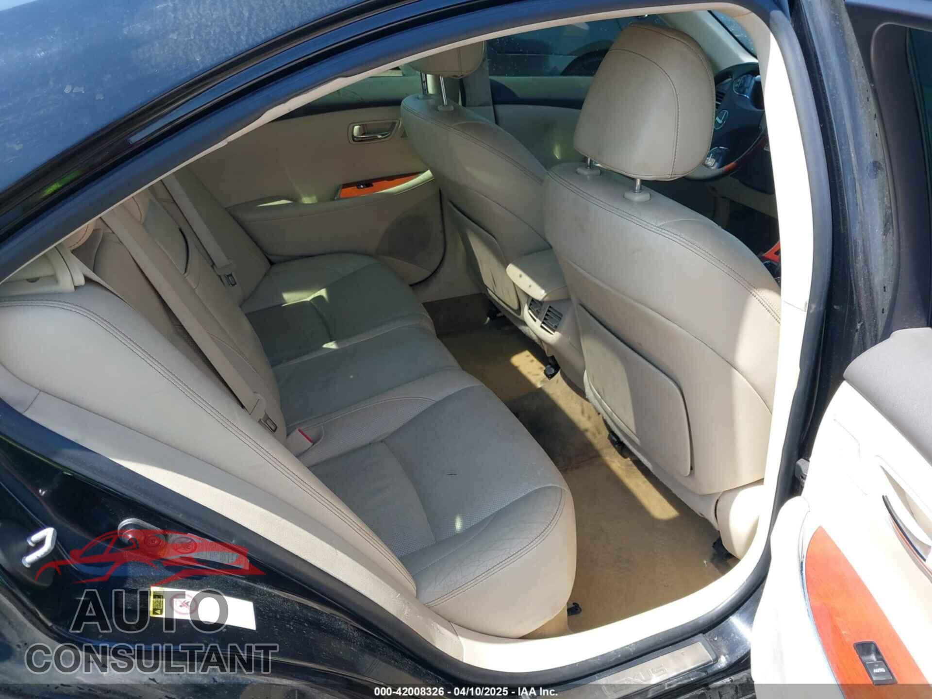 LEXUS ES 350 2012 - JTHBK1EG2C2495856