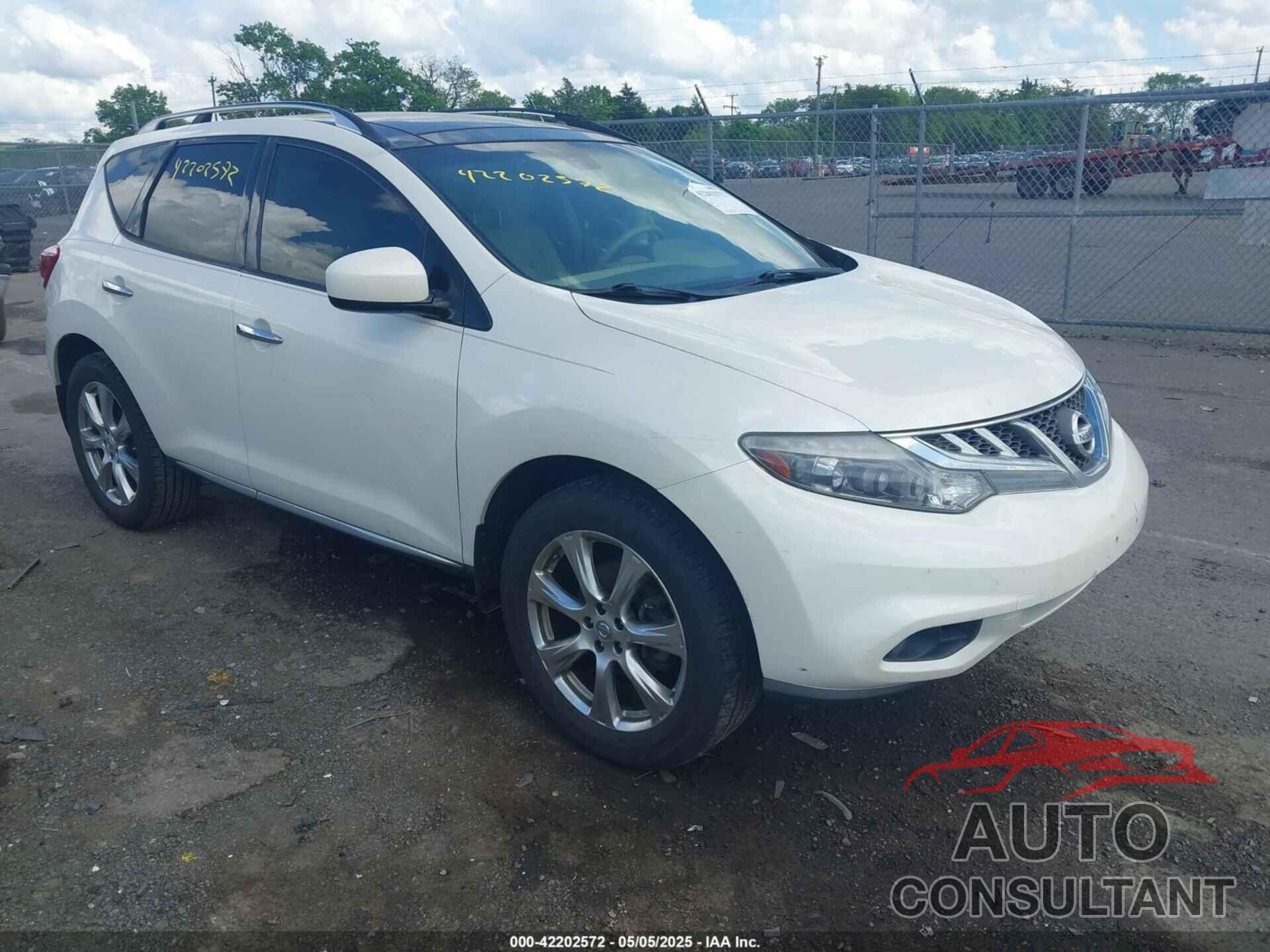 NISSAN MURANO 2014 - JN8AZ1MU6EW403471