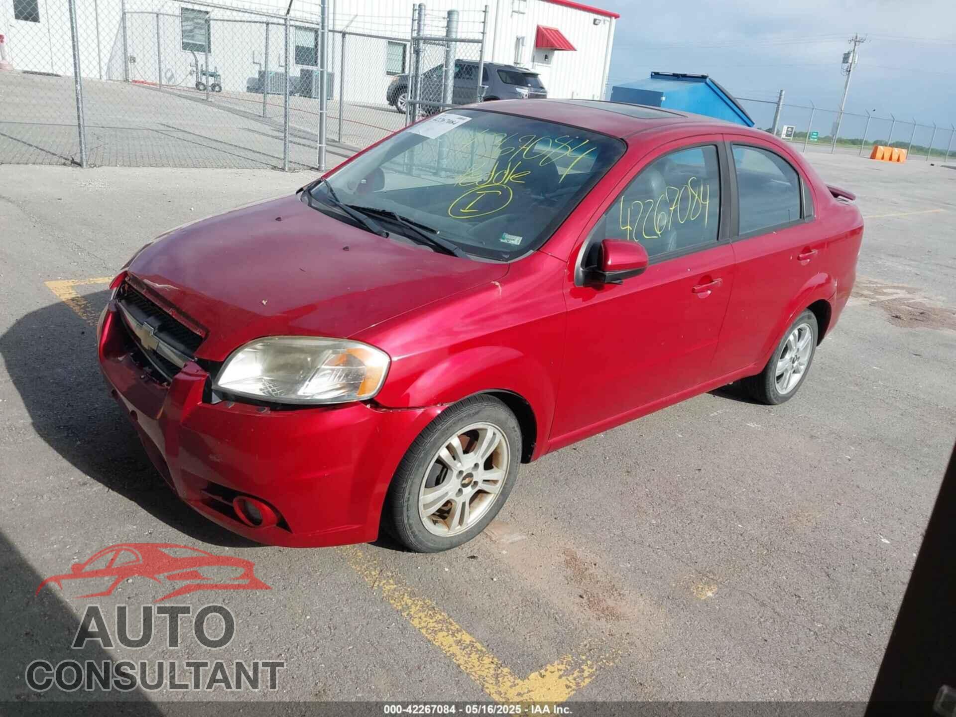 CHEVROLET AVEO 2011 - KL1TG5DE4BB147903