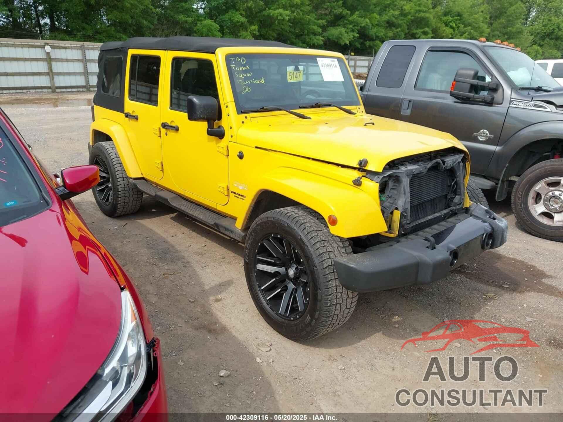 JEEP WRANGLER UNLIMITED 2015 - 1C4BJWEG2FL578154