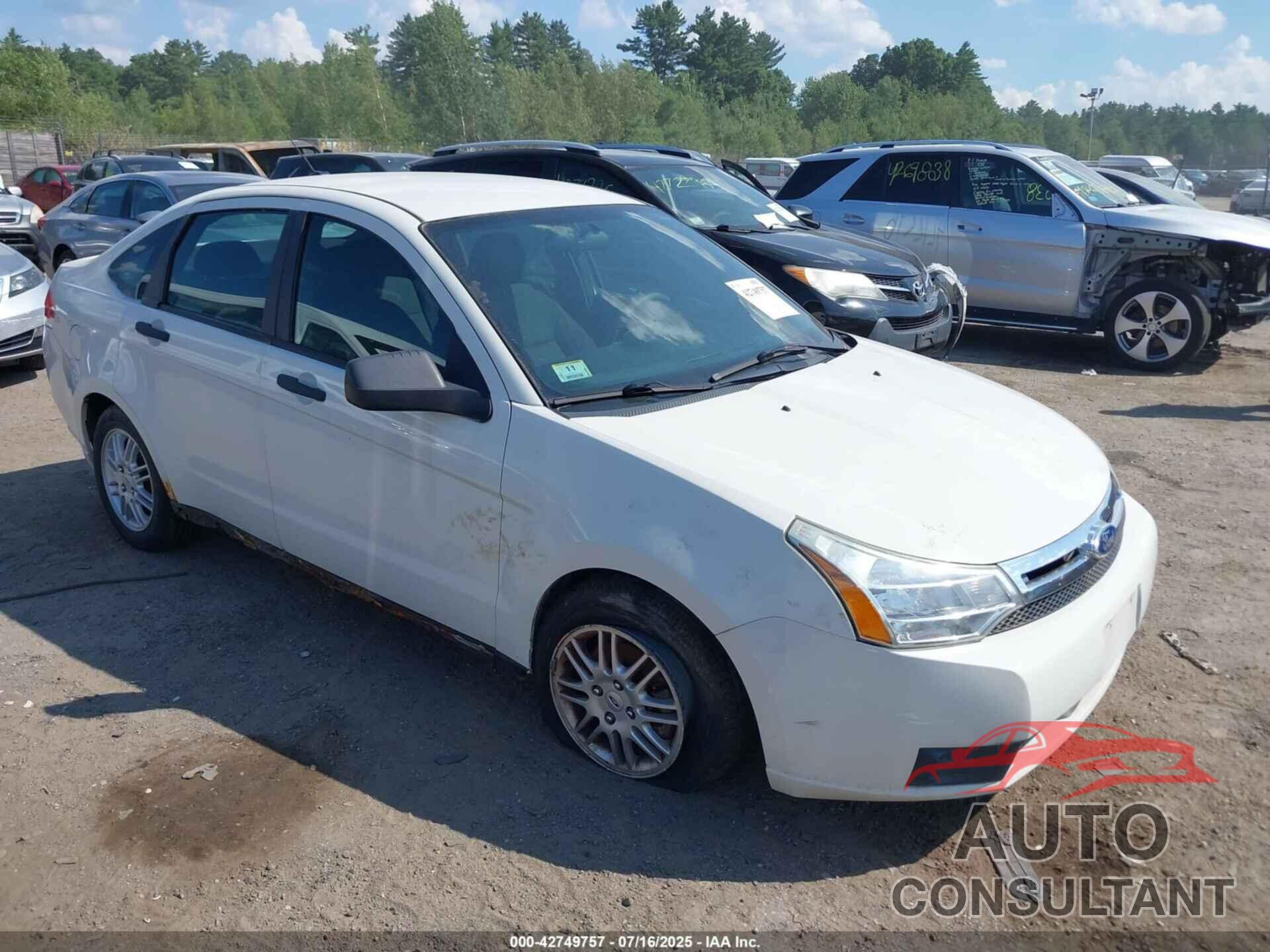FORD FOCUS 2011 - 1FAHP3FN7BW172292