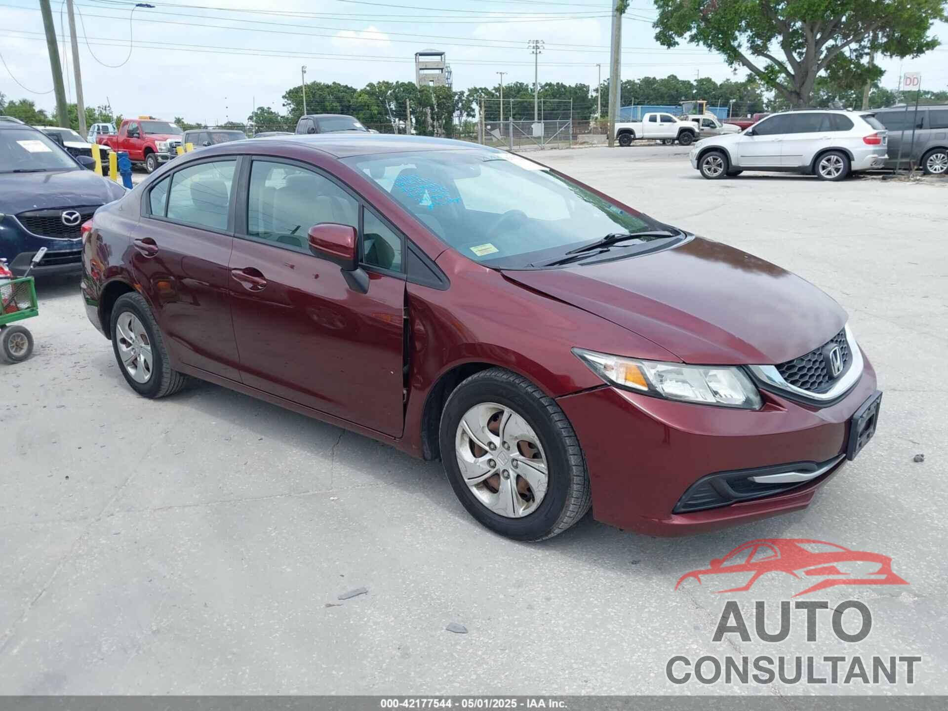 HONDA CIVIC 2015 - 19XFB2F55FE072234