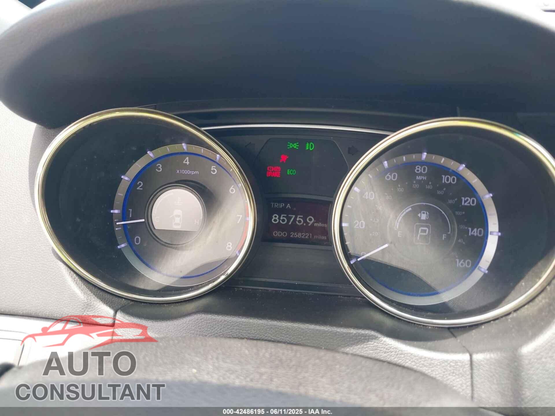 HYUNDAI SONATA 2013 - 5NPEC4AC0DH628761