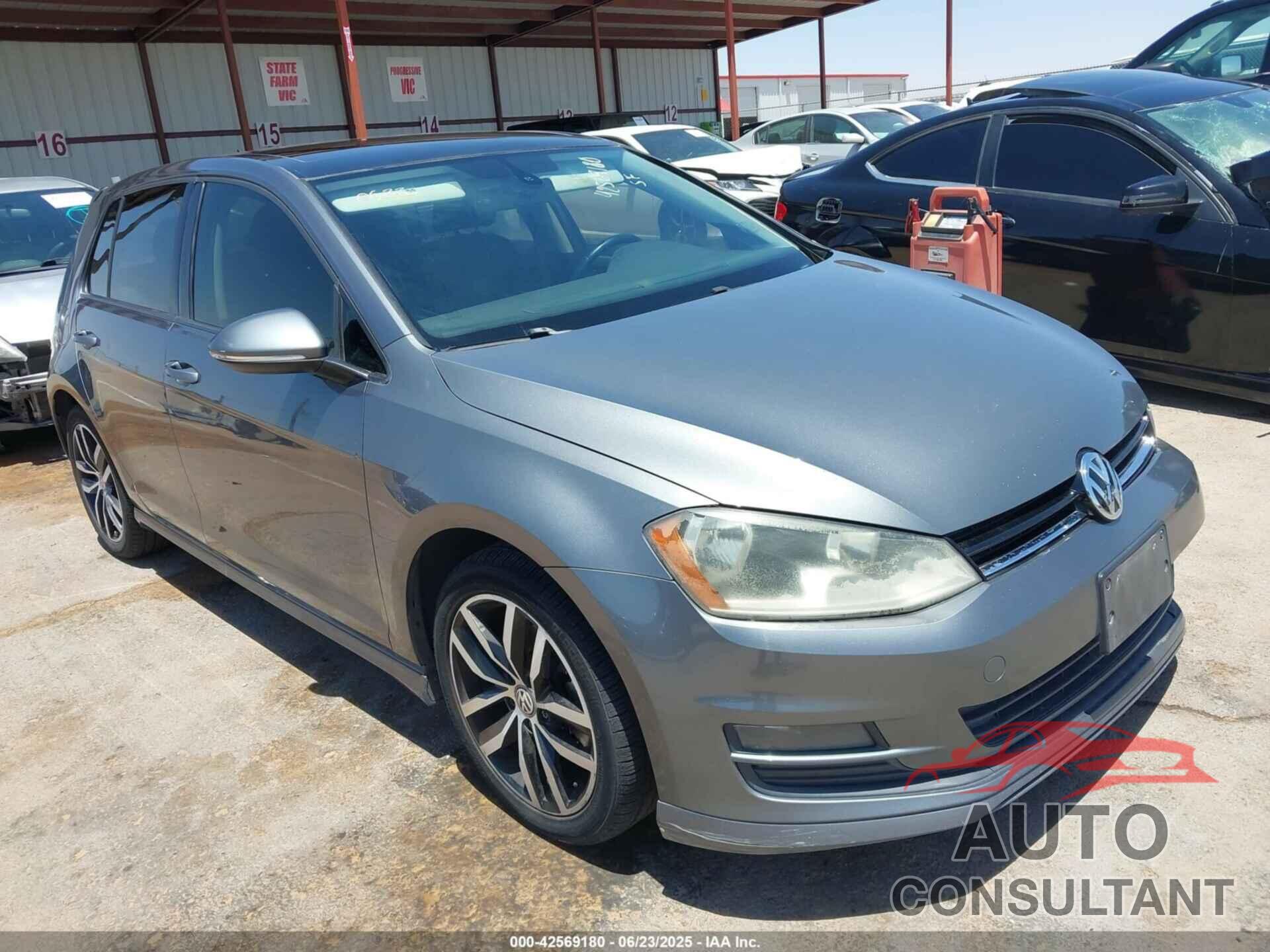 VOLKSWAGEN GOLF 2015 - 3VW217AU3FM008015