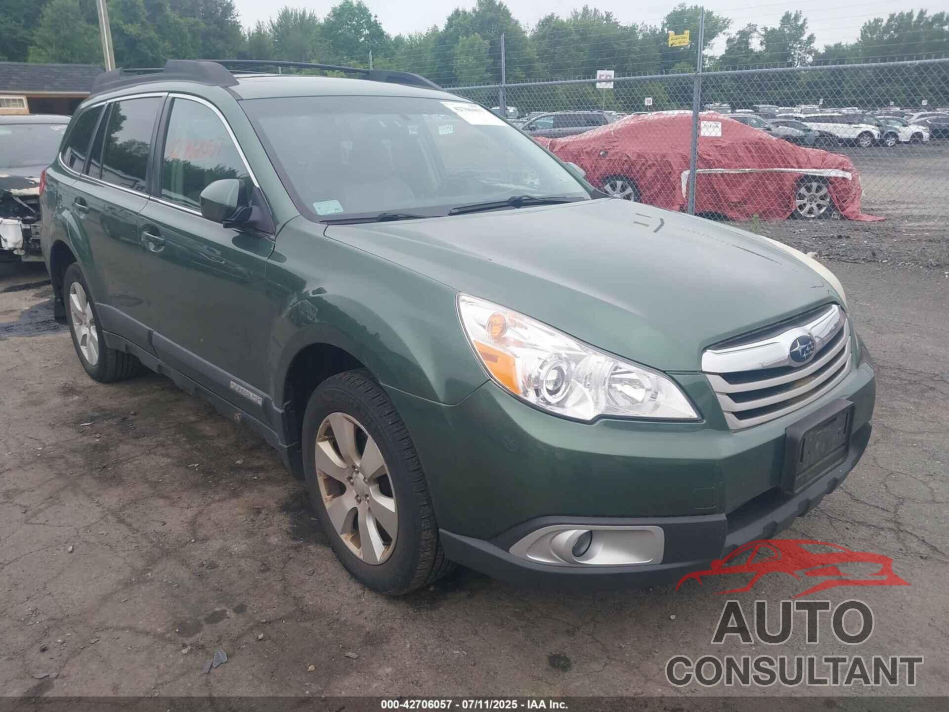 SUBARU OUTBACK 2011 - 4S4BRDHC5B2329168