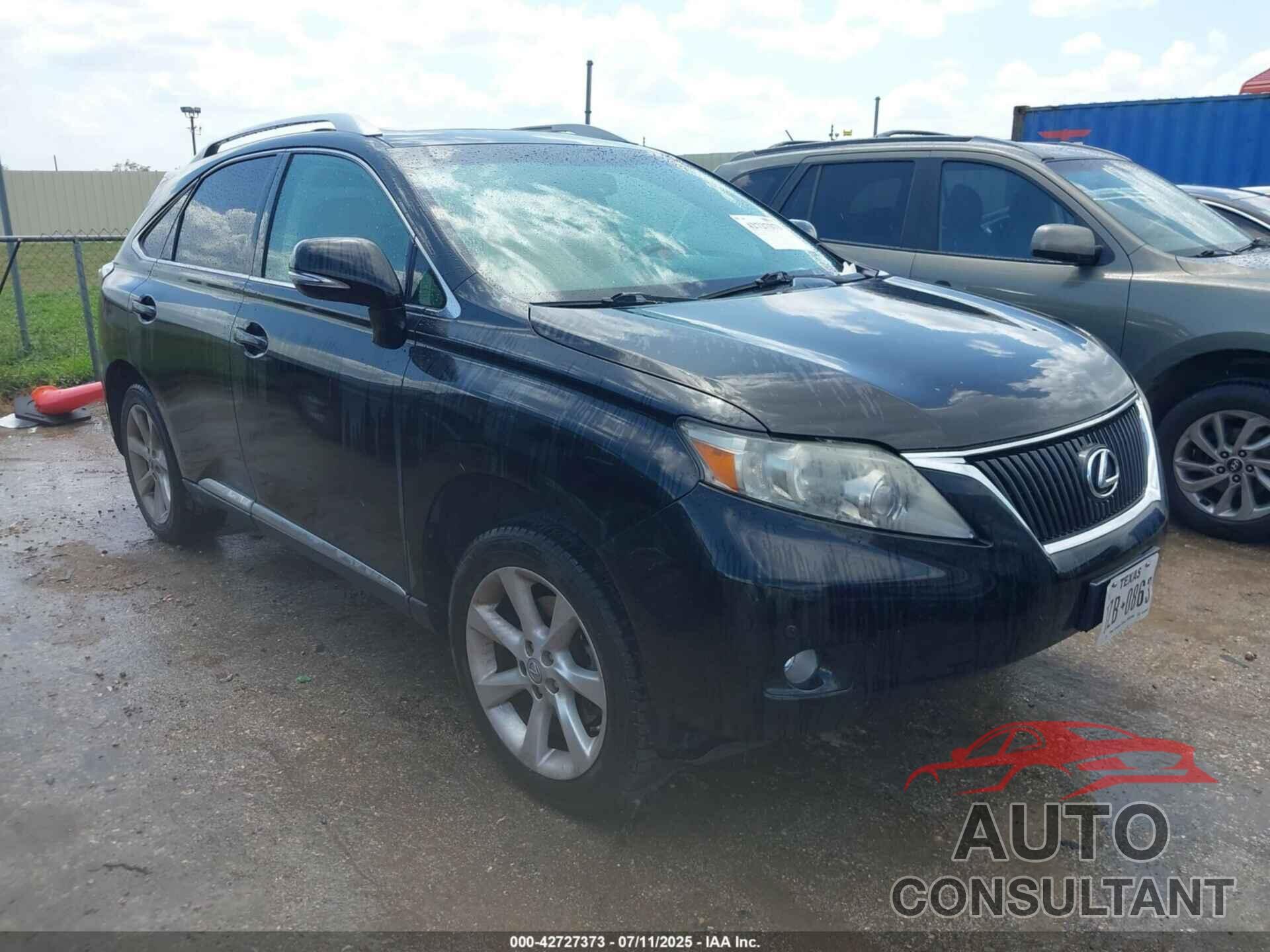 LEXUS RX 350 2011 - 2T2ZK1BA8BC042479