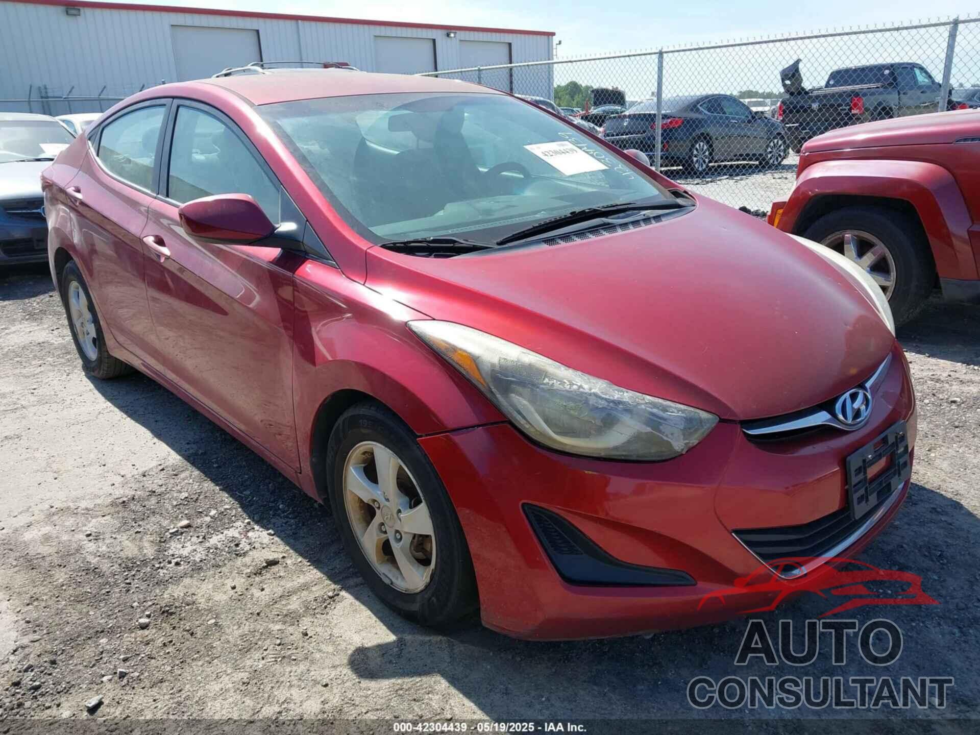 HYUNDAI ELANTRA 2015 - 5NPDH4AE3FH631235