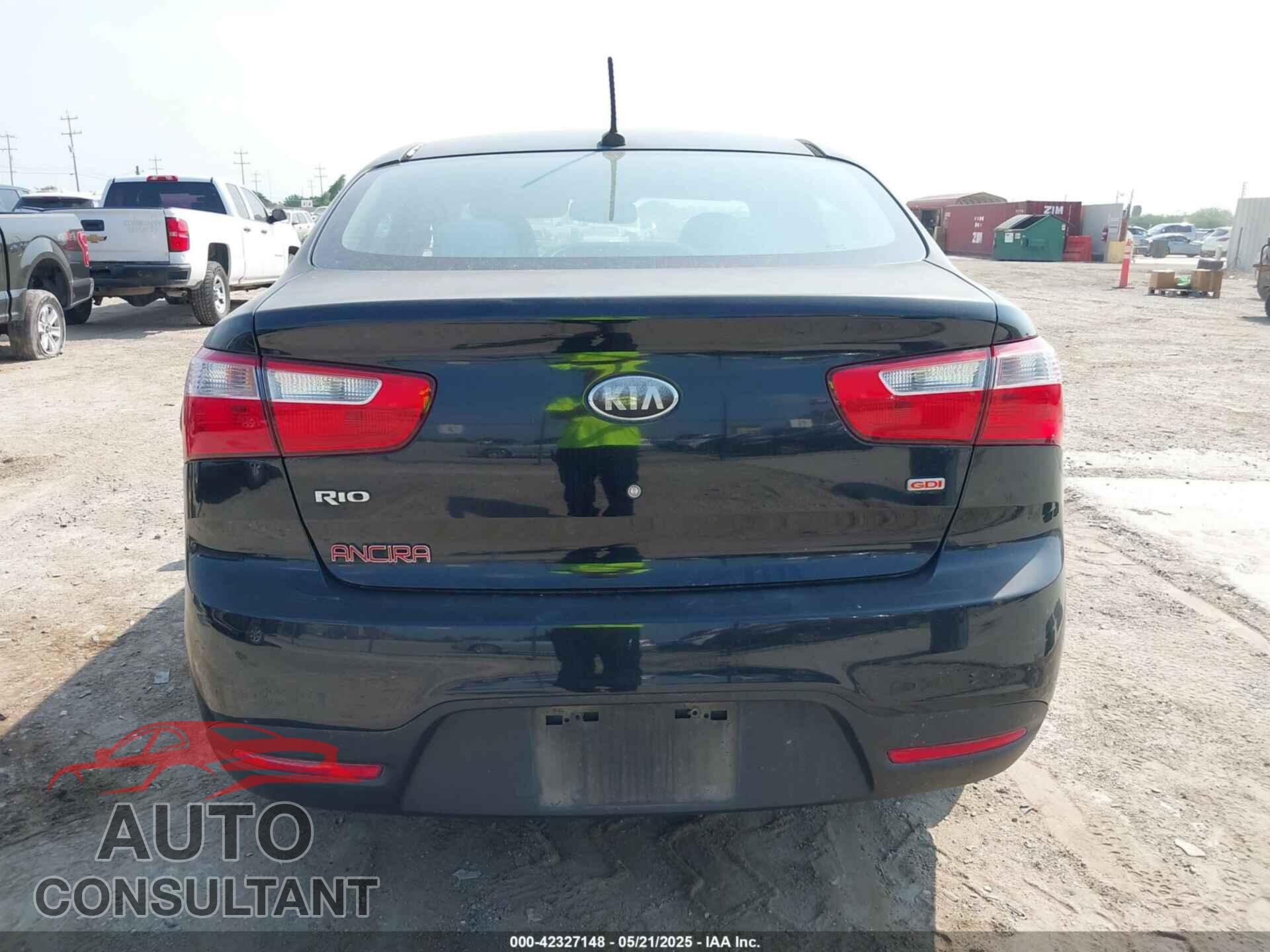 KIA RIO 2013 - KNADM4A33D6144941