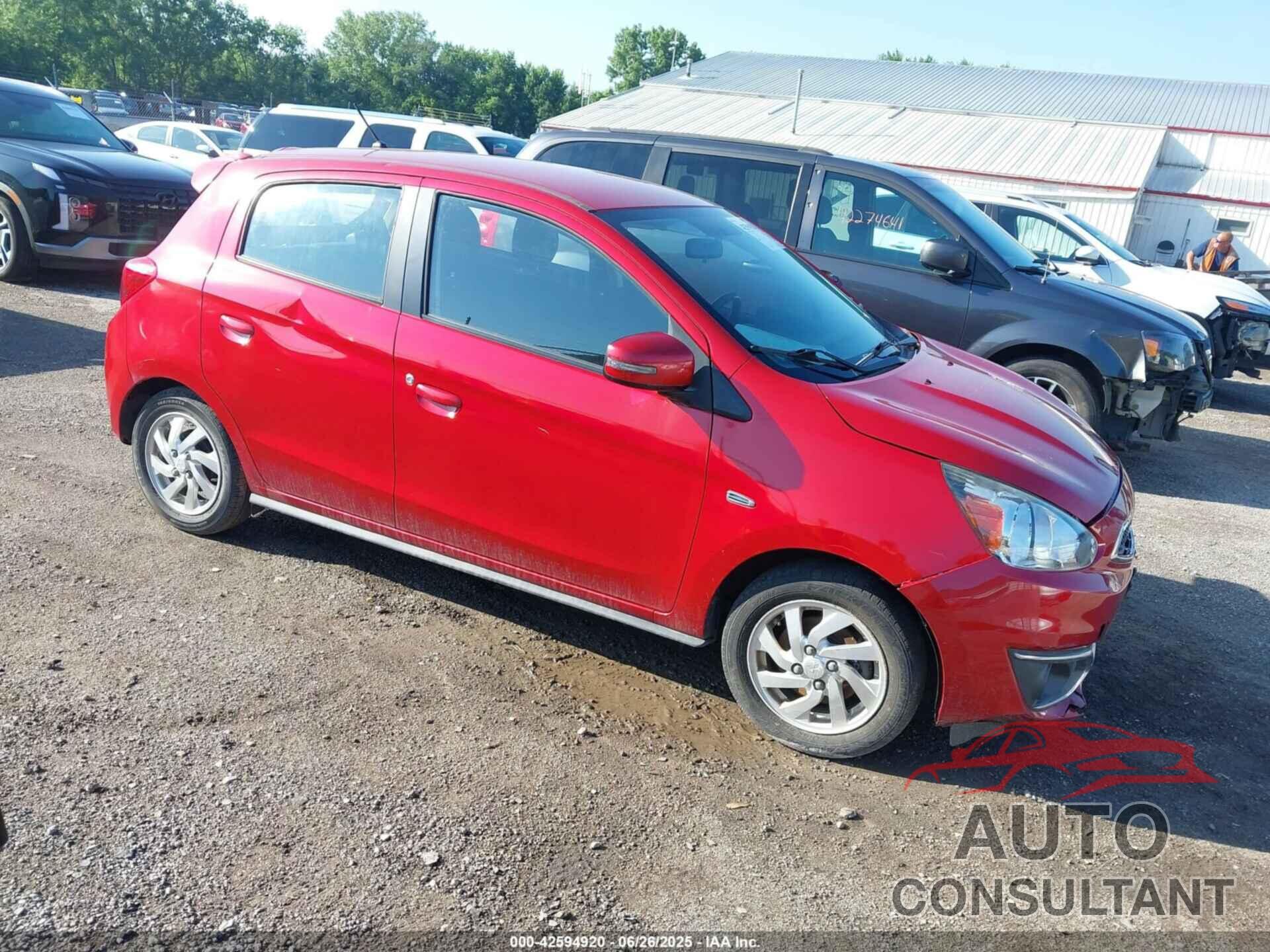 MITSUBISHI MIRAGE 2017 - ML32A4HJ7HH000748