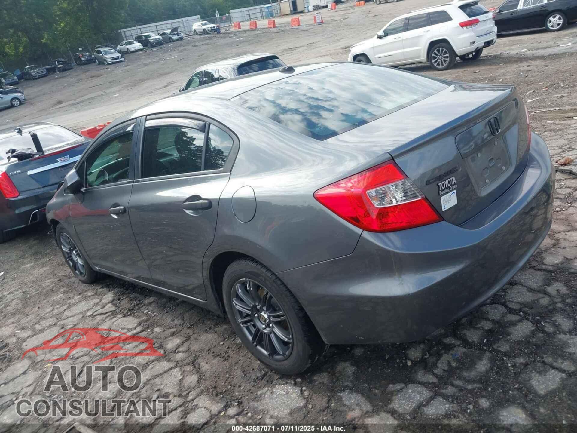 HONDA CIVIC 2012 - 19XFB2F98CE036147
