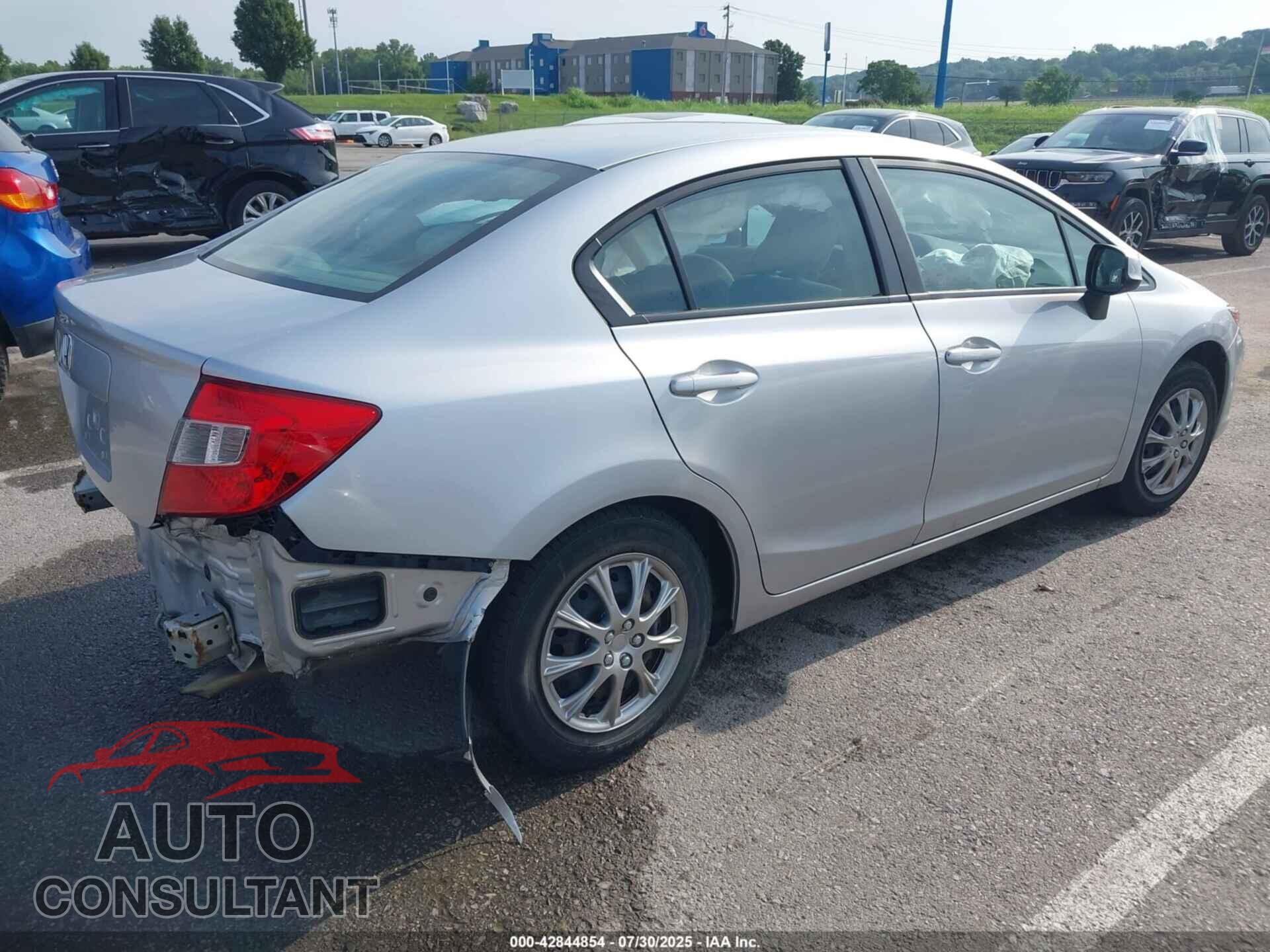 HONDA CIVIC 2012 - 19XFB2F58CE016090